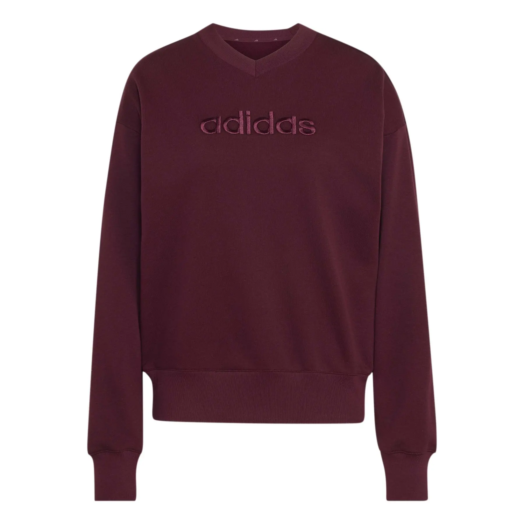 Sudadera de cuello en V para mujer adidas Essentials