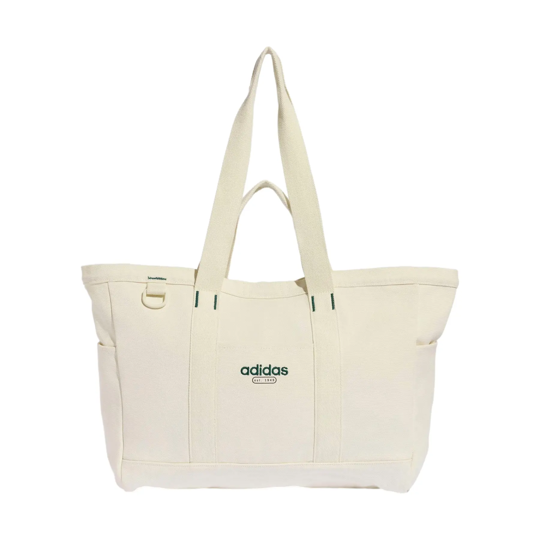 Bolso Grande de Lona 1 Talla Ivory / Collegiate Green Unisex