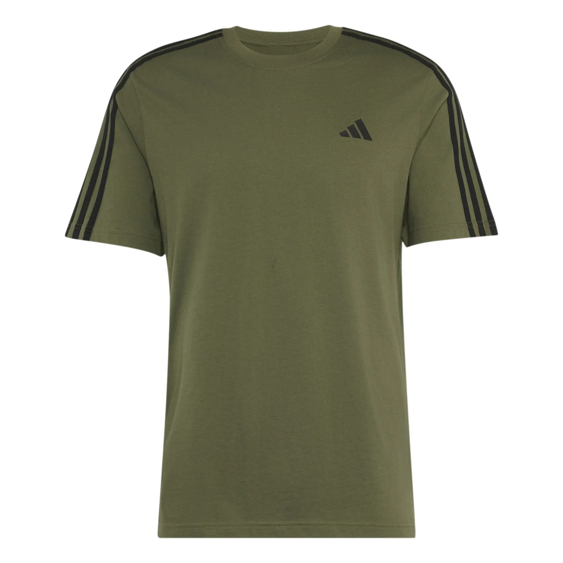 Adidas Uomo Vert T-Shirt Essentials 3-Stripes
