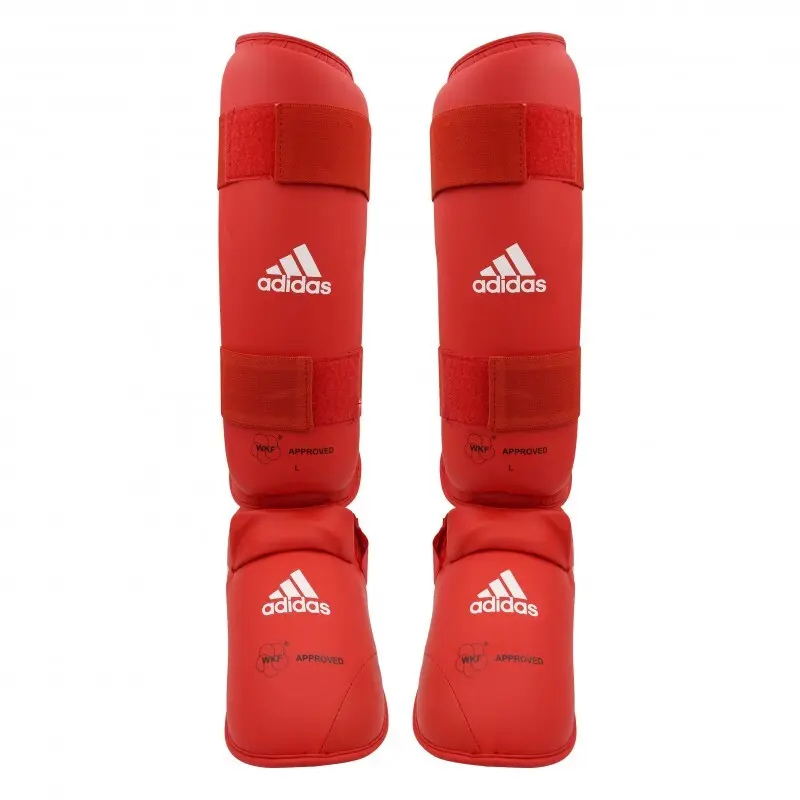 Espinillera y protector de pie de kárate desmontables adidas