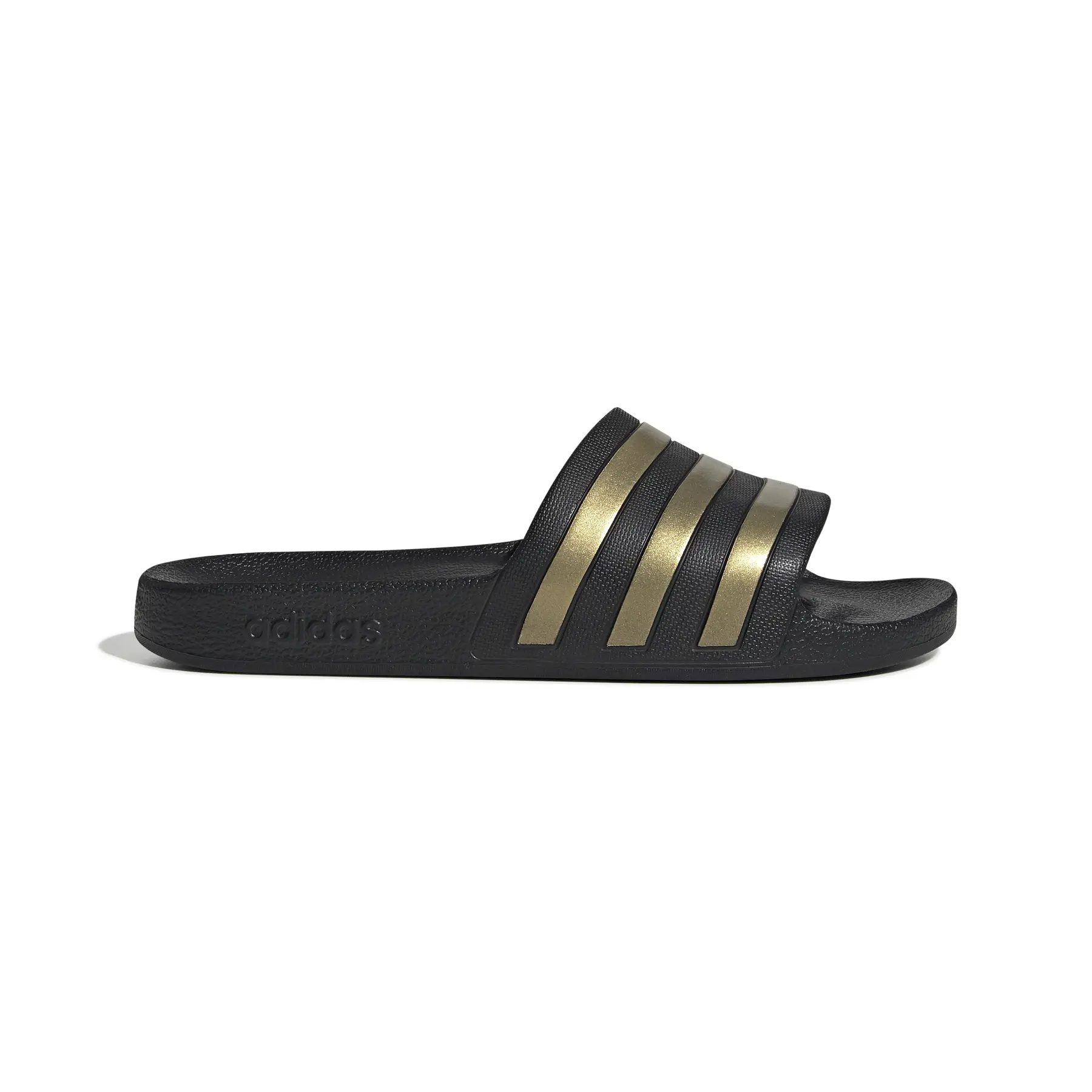 Slides adidas Adilette Aqua - Farbe: Schwarz