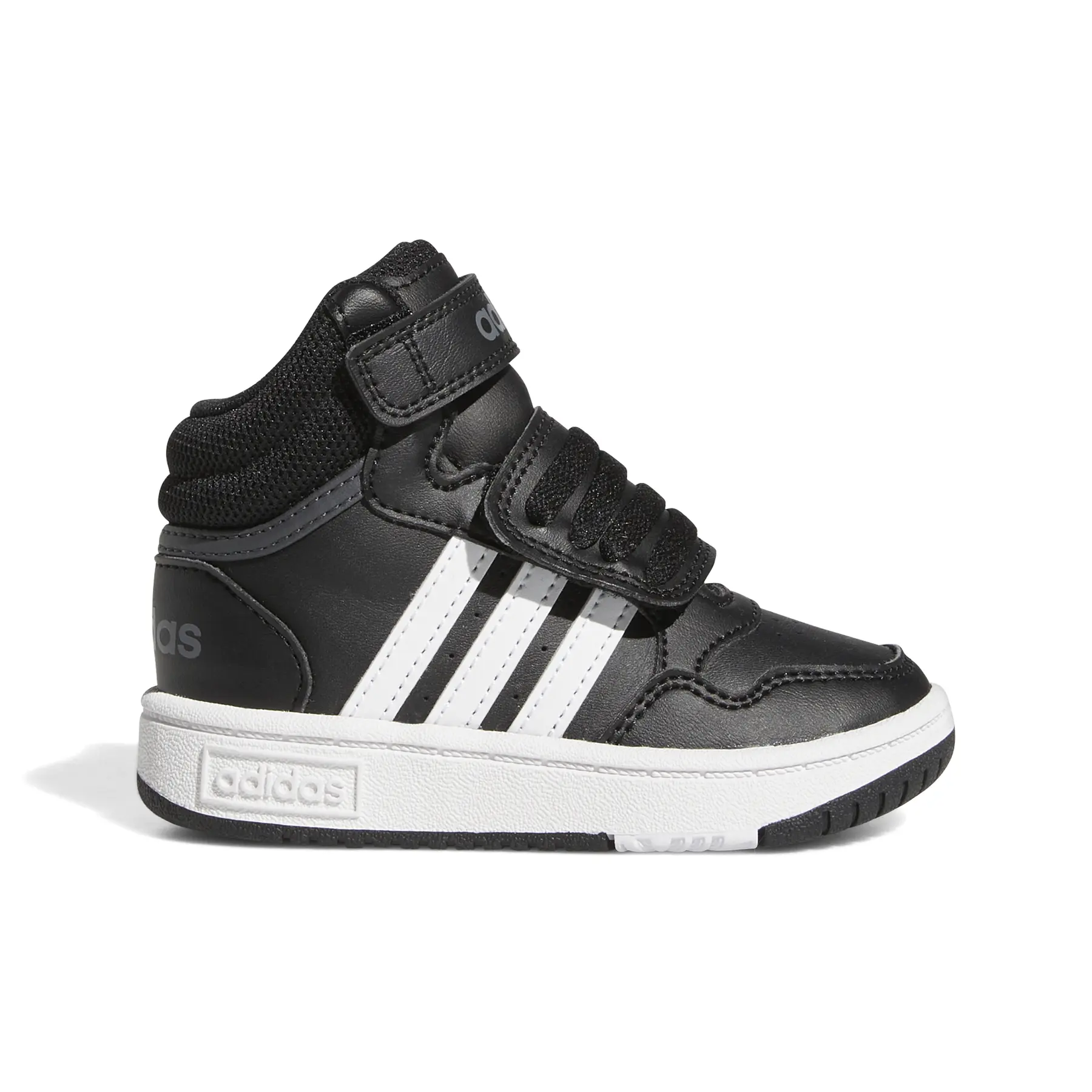 Sneakers für Babies adidas Hoops Mid 3.0 Ac I - Farbe: Schwarz