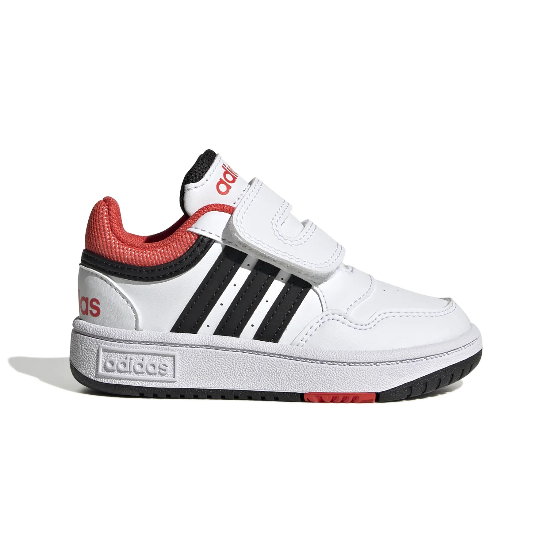 Sneakers für Babies adidas Hoops - Farbe: Weiß