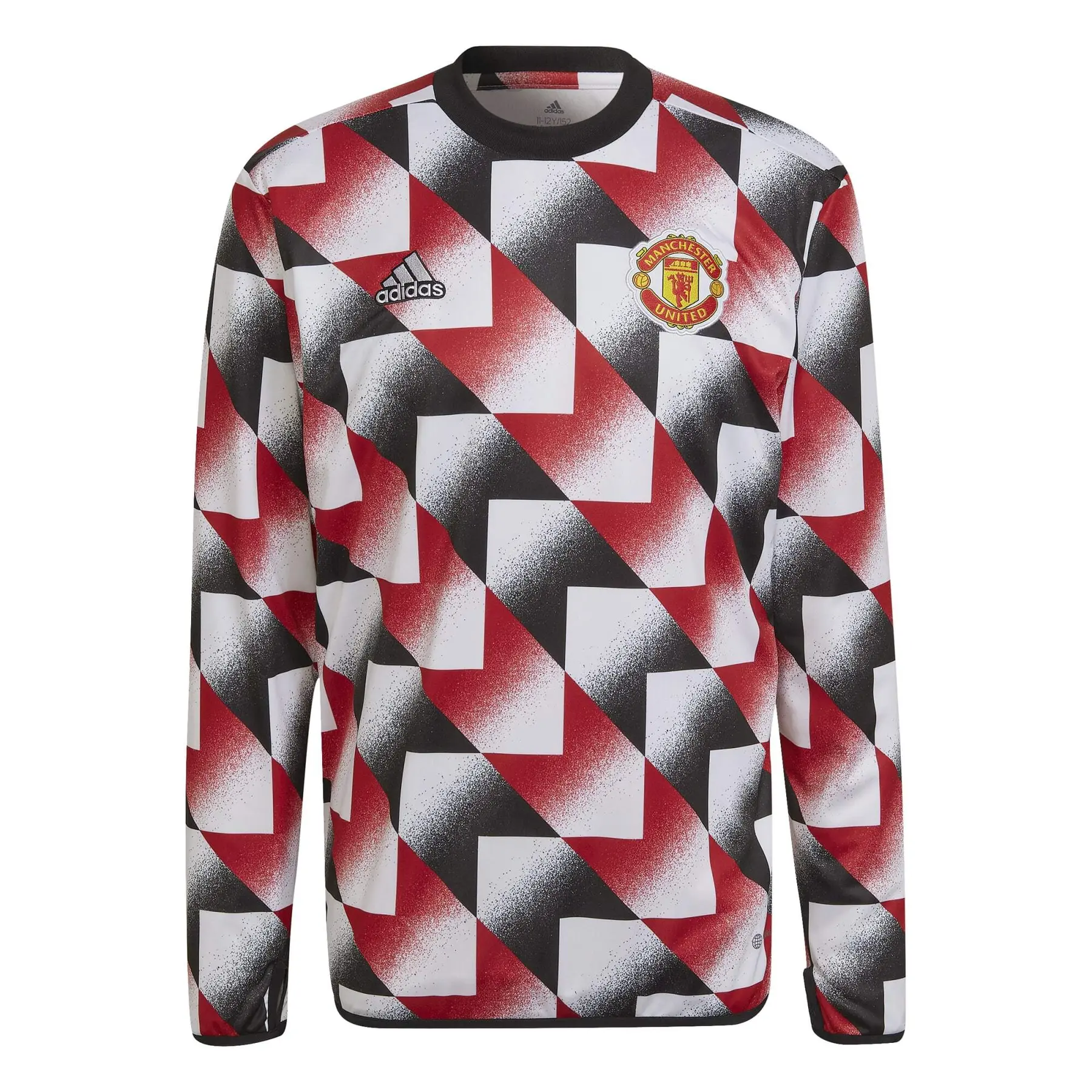 Prematch-Trikot mit langen Ärmeln Manchester United 2022/23