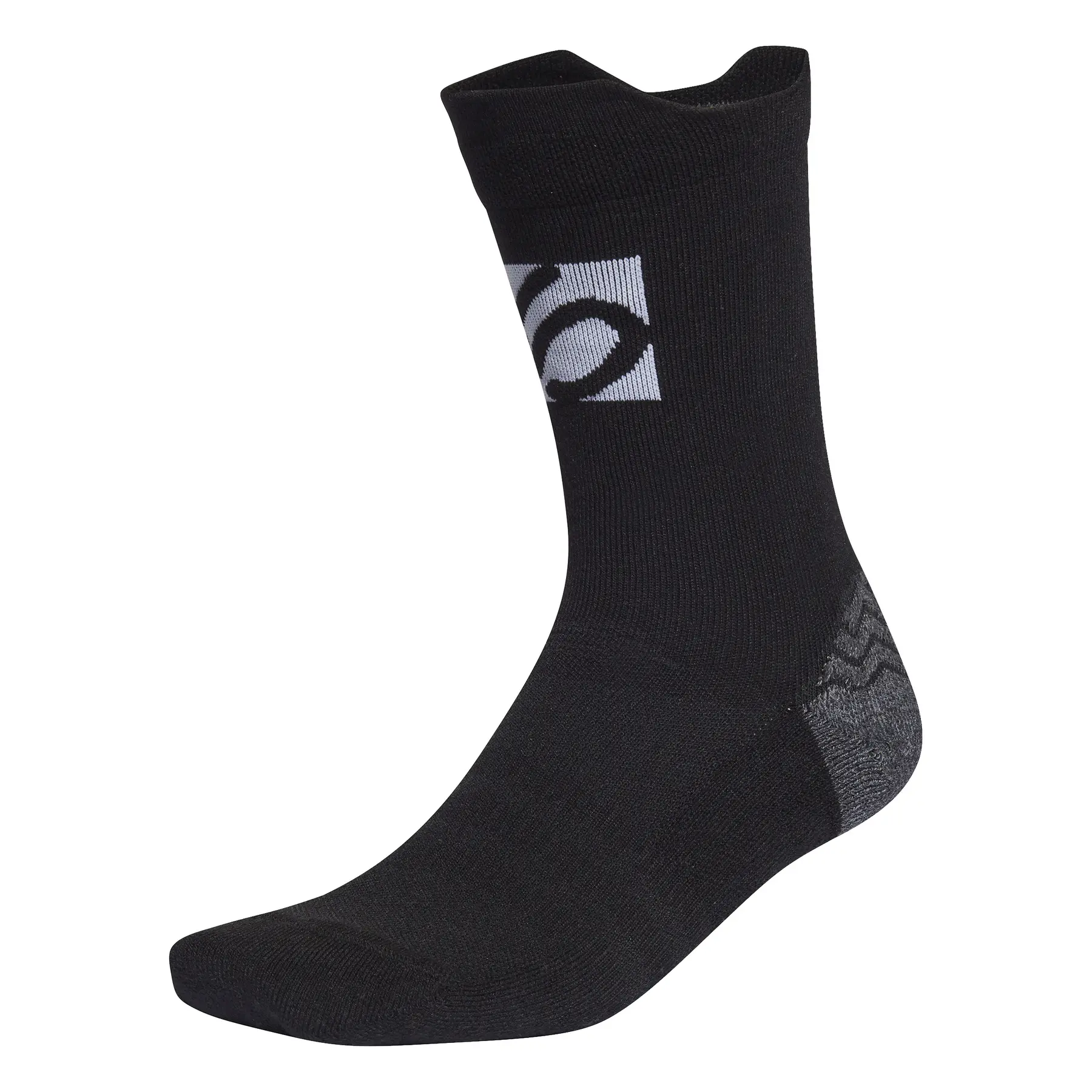 Gepolsterte Wadensocken adidas Five Ten Biking Traxion - Farbe: Schwarz