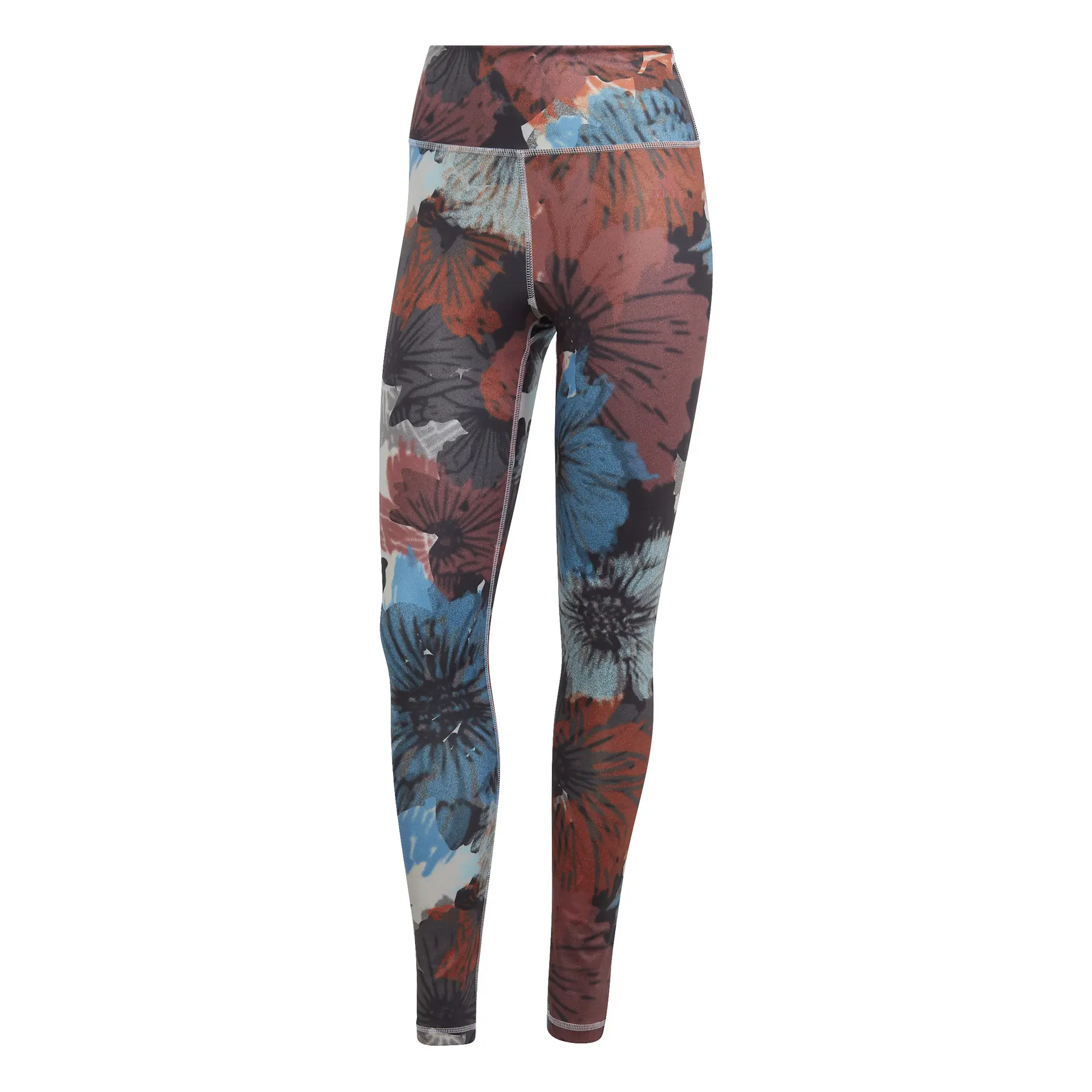 Leggings taille haute imprimé Damen adidas Training Essentials - Farbe: Grau