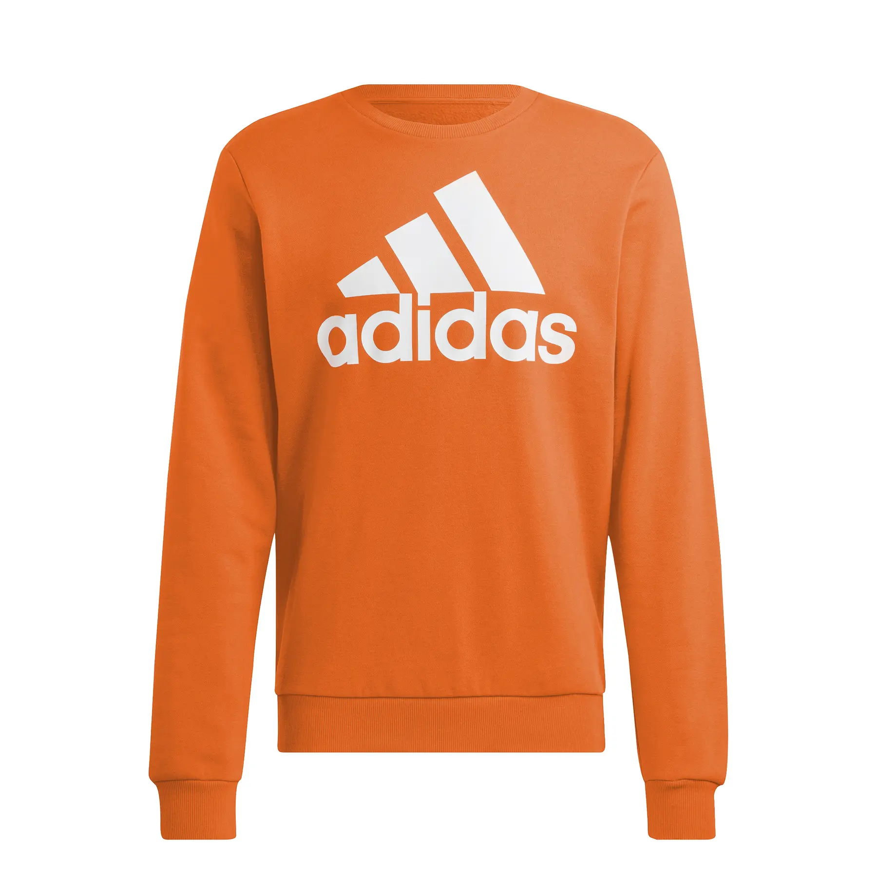 Sweatshirt mit großem Logo adidas Essentials - Farbe: Orange