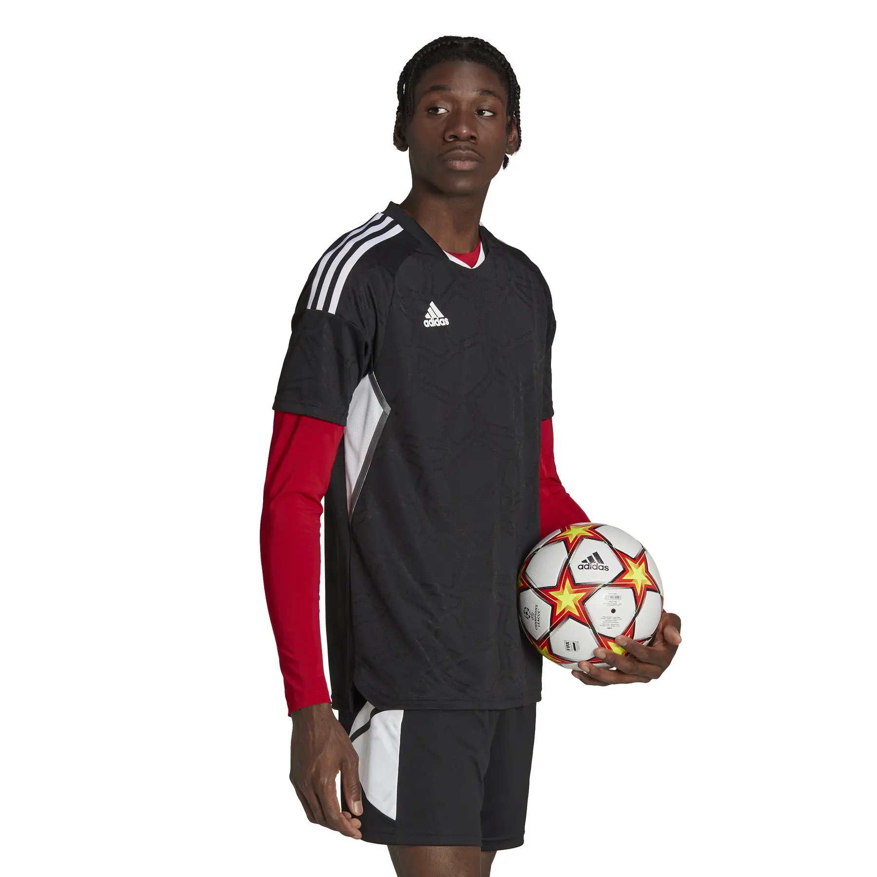 adidas Techfit AEROREADY Trikot - Farbe: Schwarz