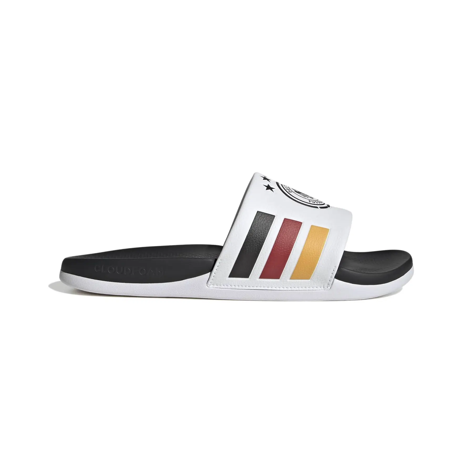 Claquettes Deutschland Adilette Comfort 2.0 - Farbe: Blanc