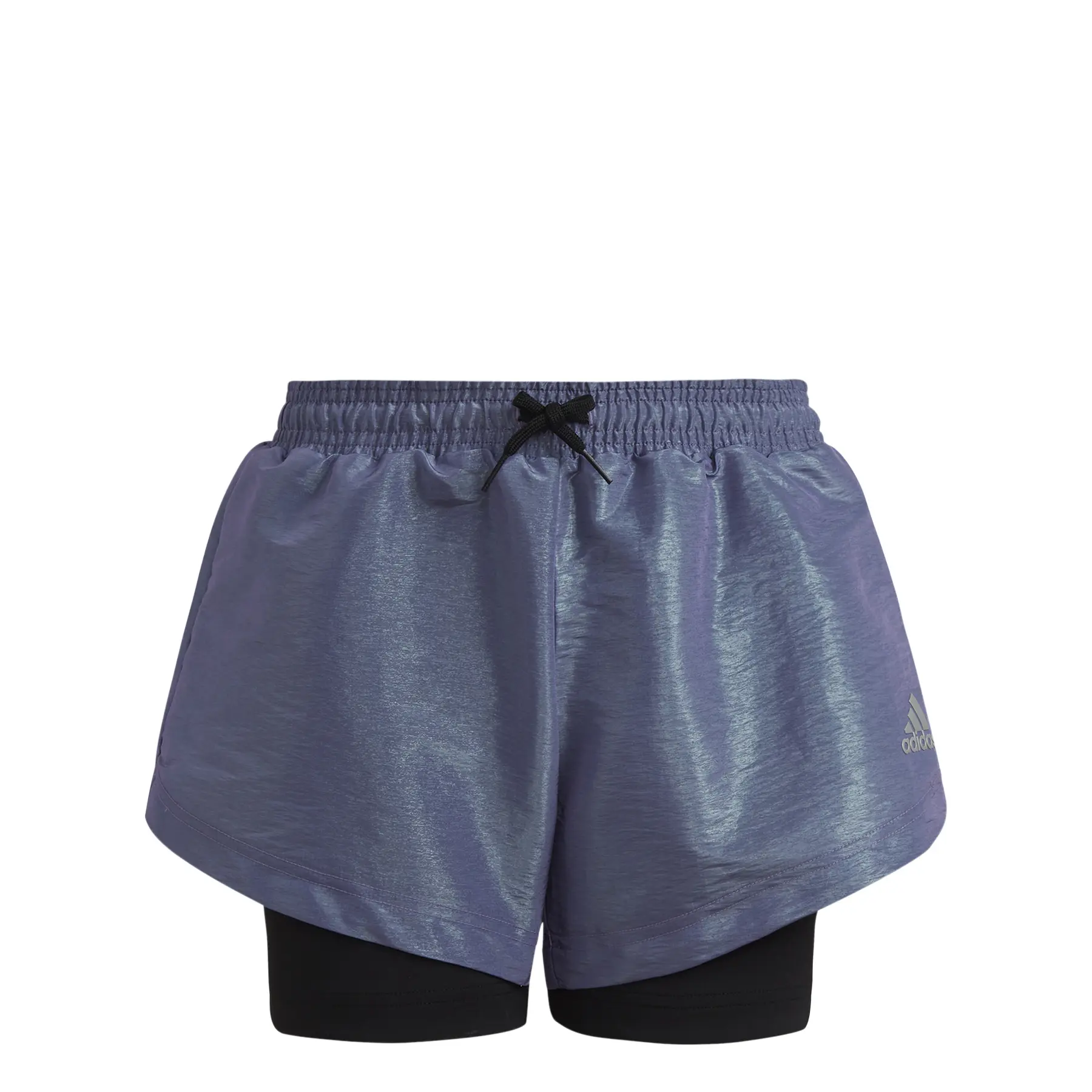 2in1 Shorts für Kinder adidas - Farbe: Grau