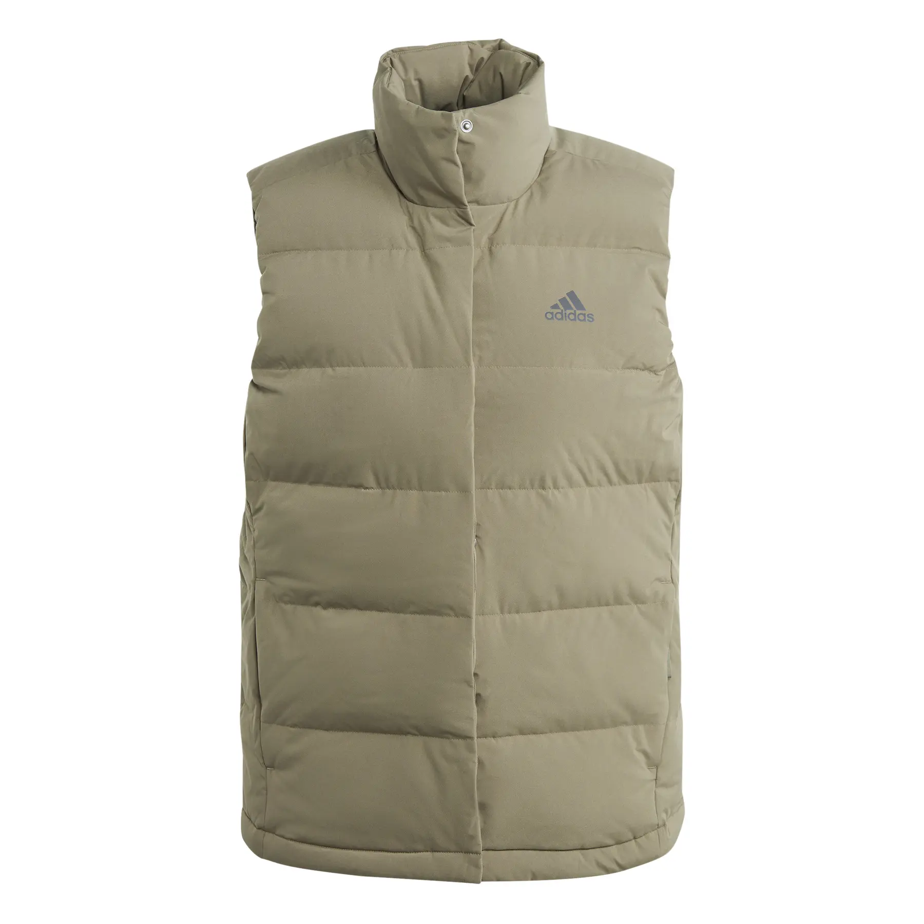 Daunenweste Damen adidas Helionic - Farbe: Beige