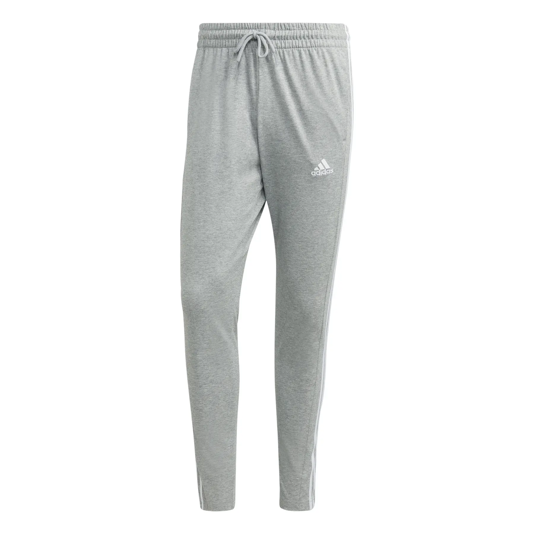 Jogginghose mit schmalem Bein und offenem Saum aus einfachem Jersey adidas Essentials 3-Stripes