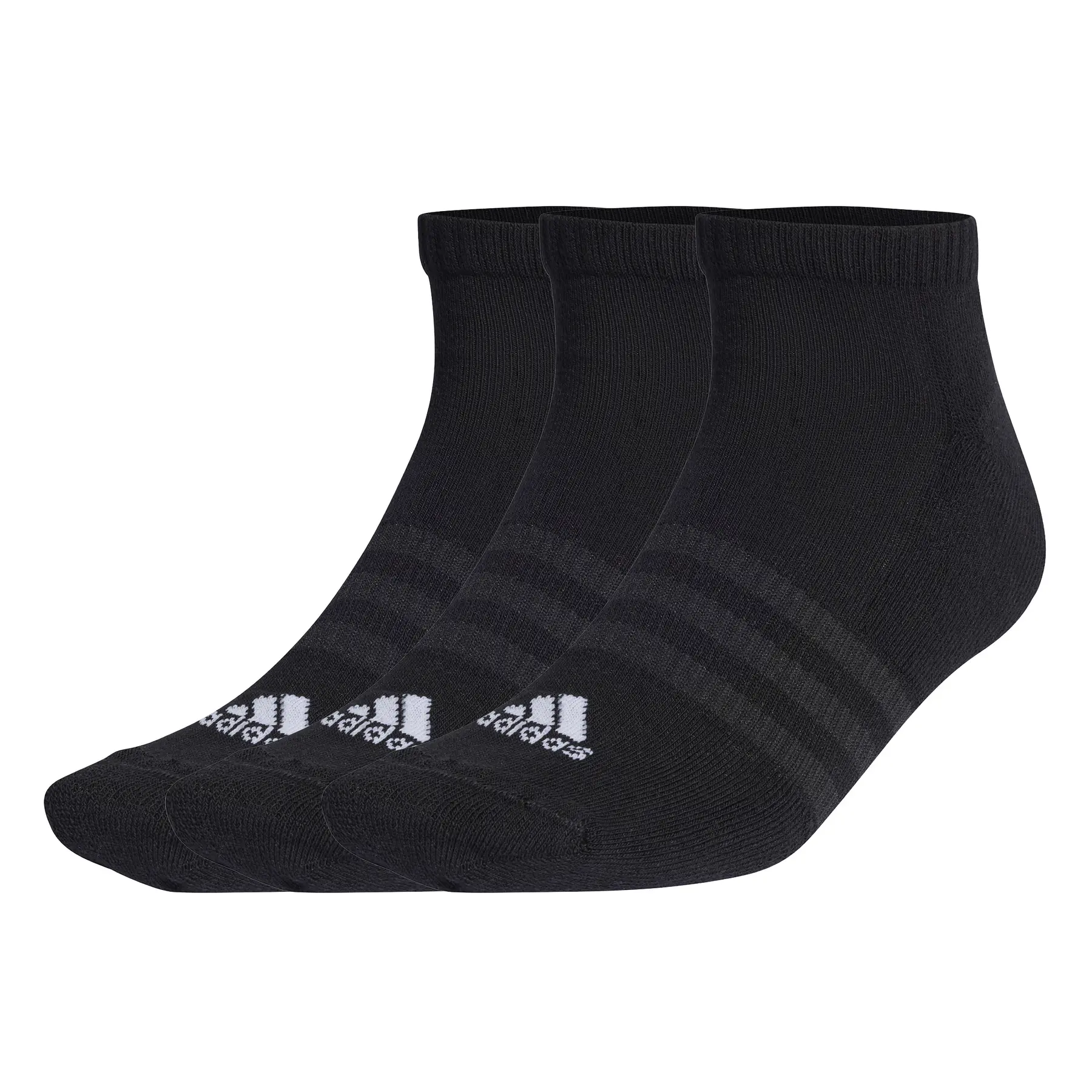 Strumpfsocken Kind Adidas (x3) - Farbe: Schwarz