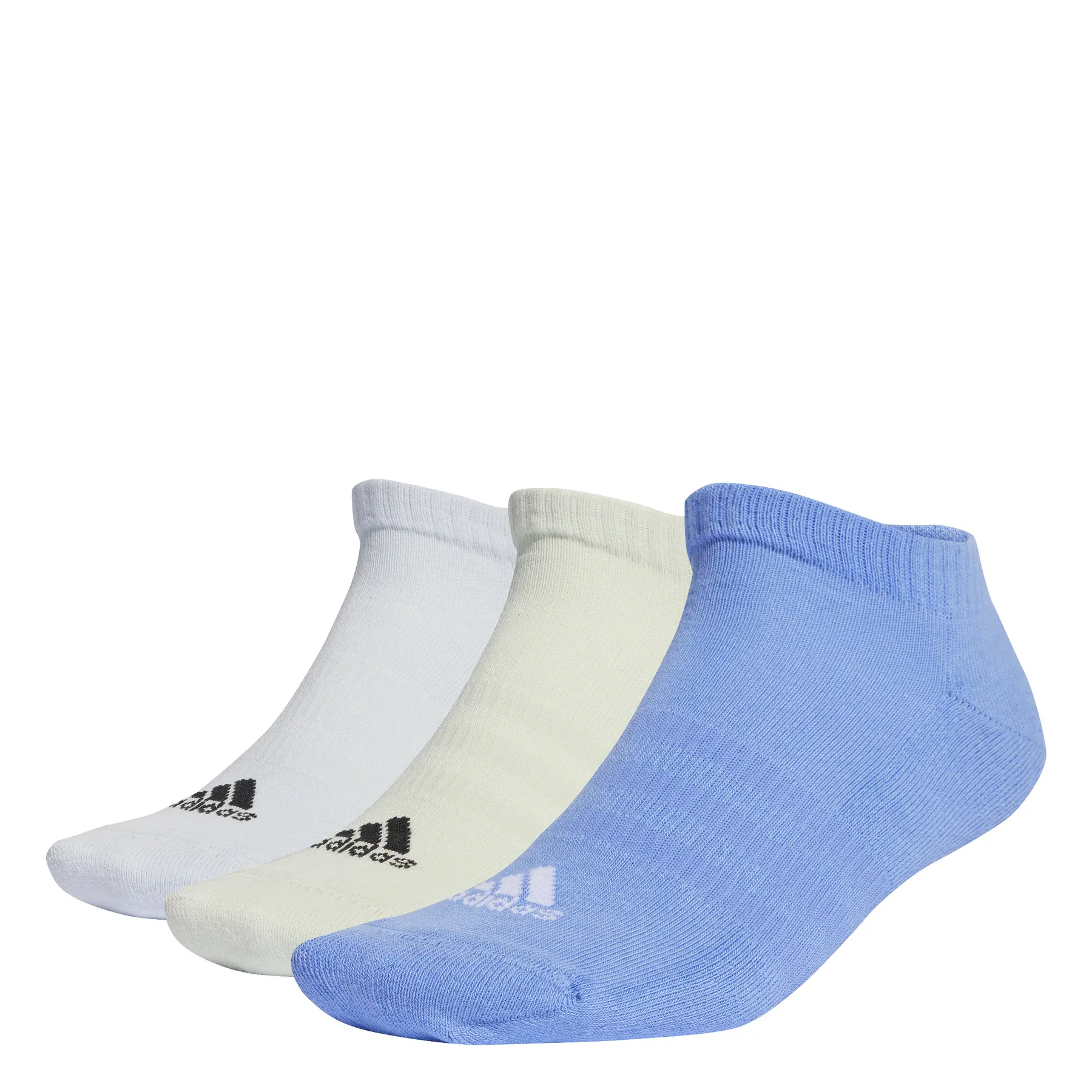 Niedrige Socken adidas (x3) - Farbe: Weiß