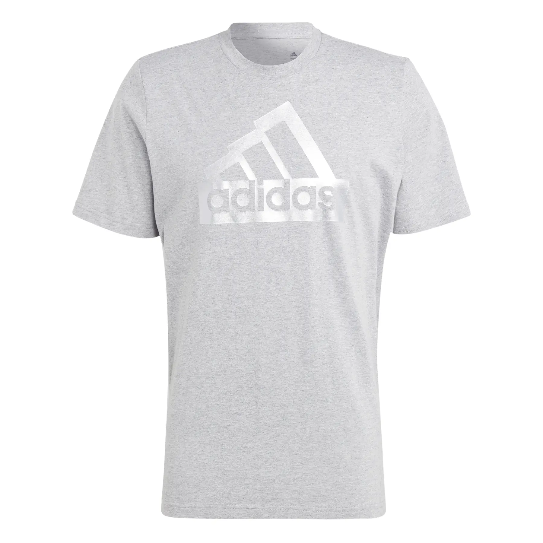 Adidas Uomo Grigio T-Shirt Future Icons Metallic