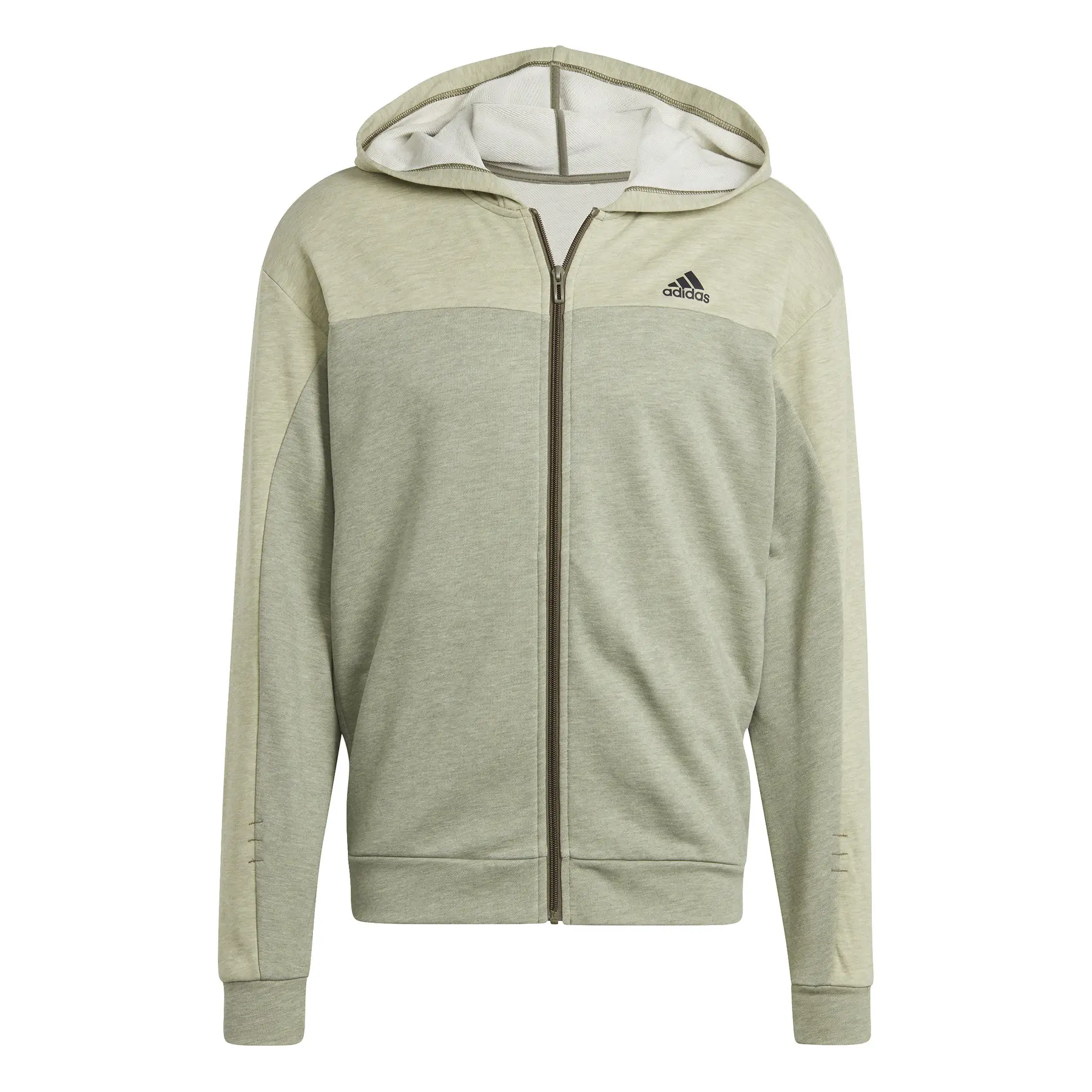 Sweatshirt melange mit Full Zip Kapuze adidas