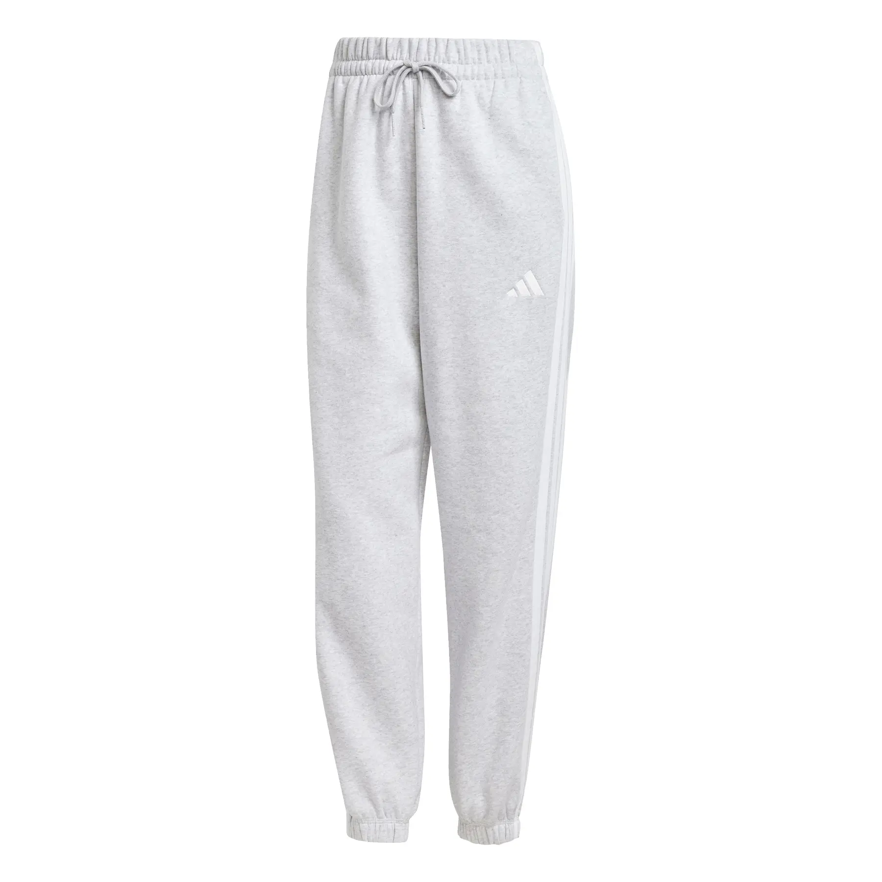 Pantalón de chándal ancho mujer adidas Essentials 3-Stripes Fleece