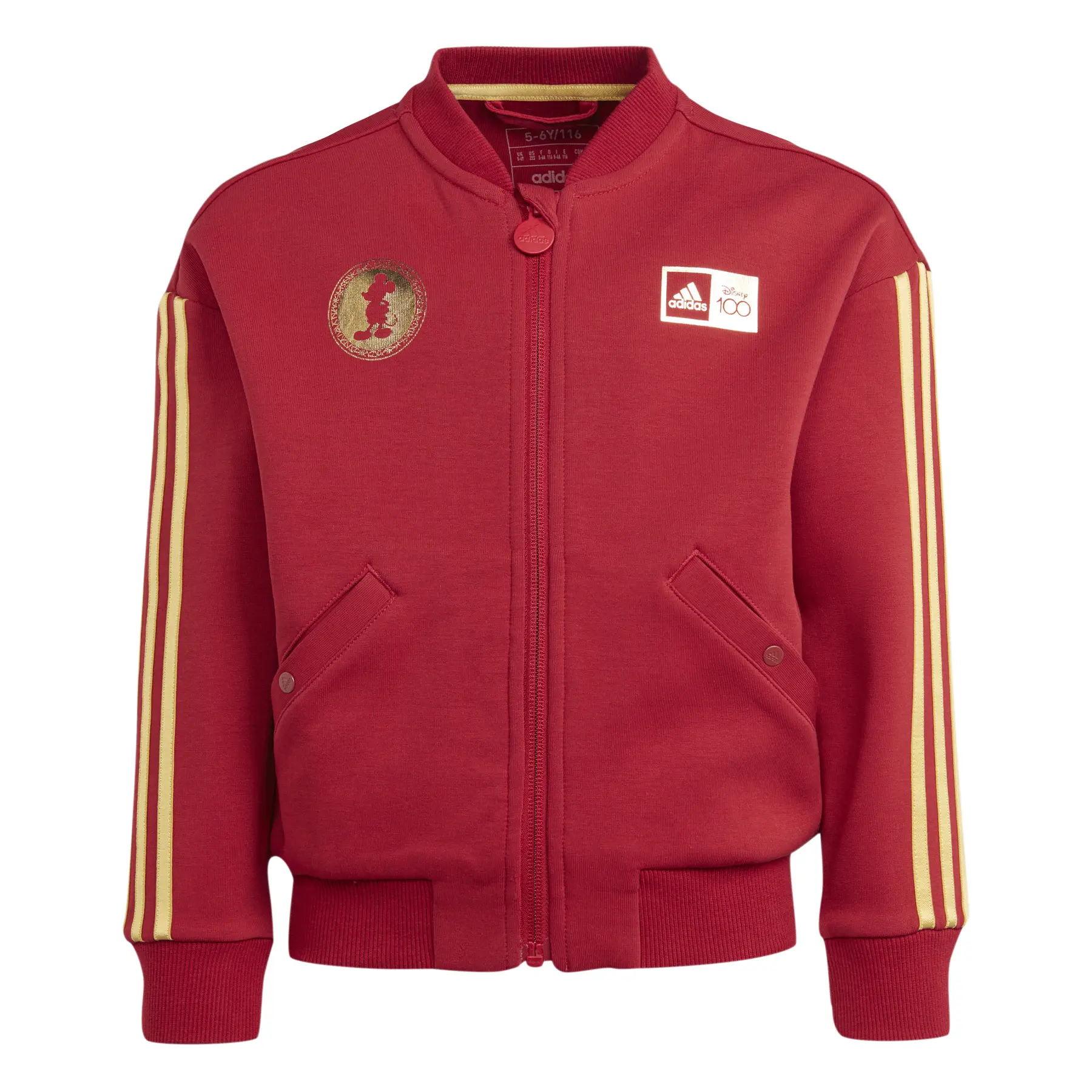 Kinder-Trainingsjacke adidas Disney 100 - Farbe: Rot