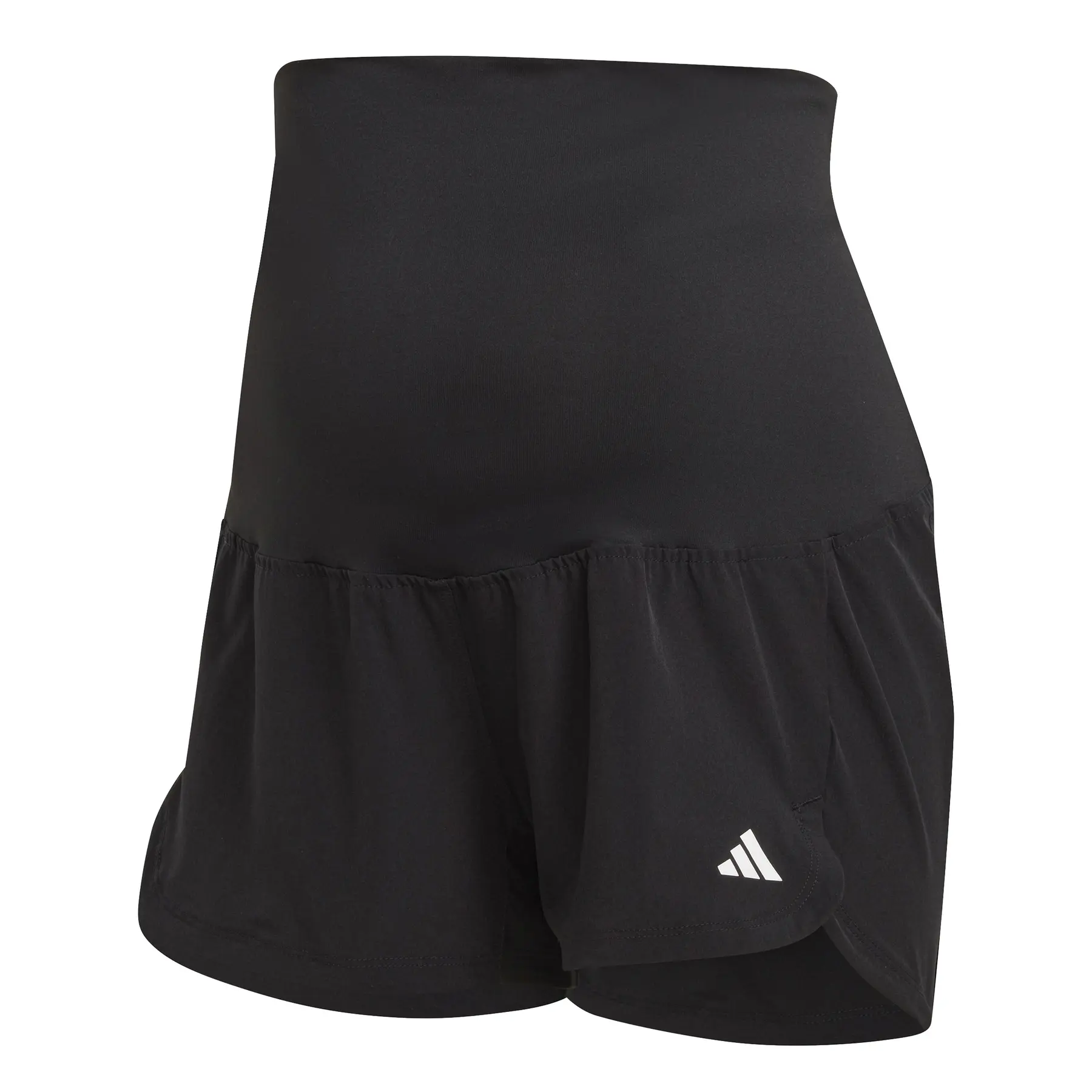 Geweven stretchshort voor dames adidas Pacer Maternity