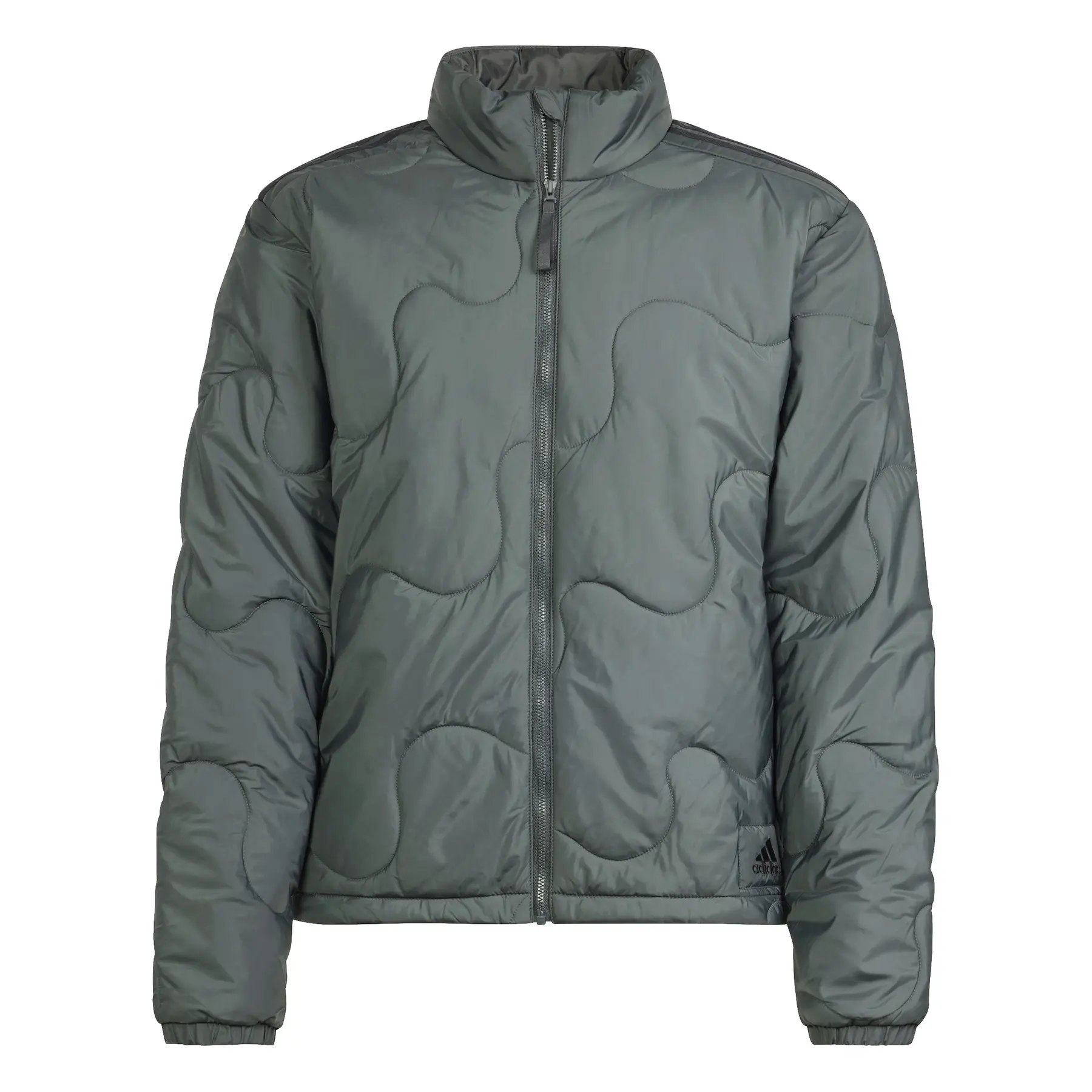 Isolierende Daunenjacke adidas Nuganic Light - Farbe: Grün