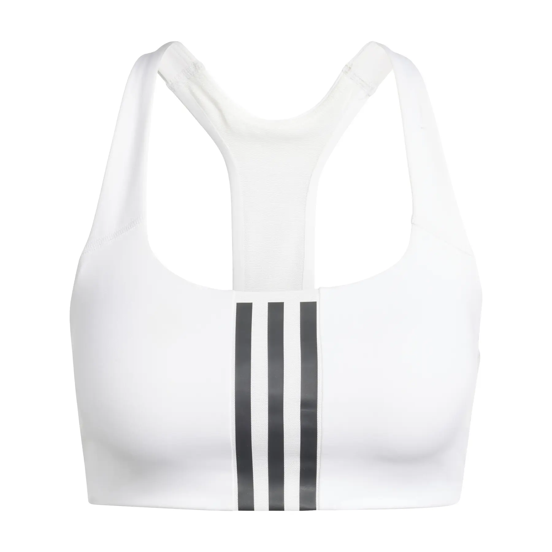 Damen-Sport-BH adidas Powerimpact 3-Stripes - Farbe: Weiß