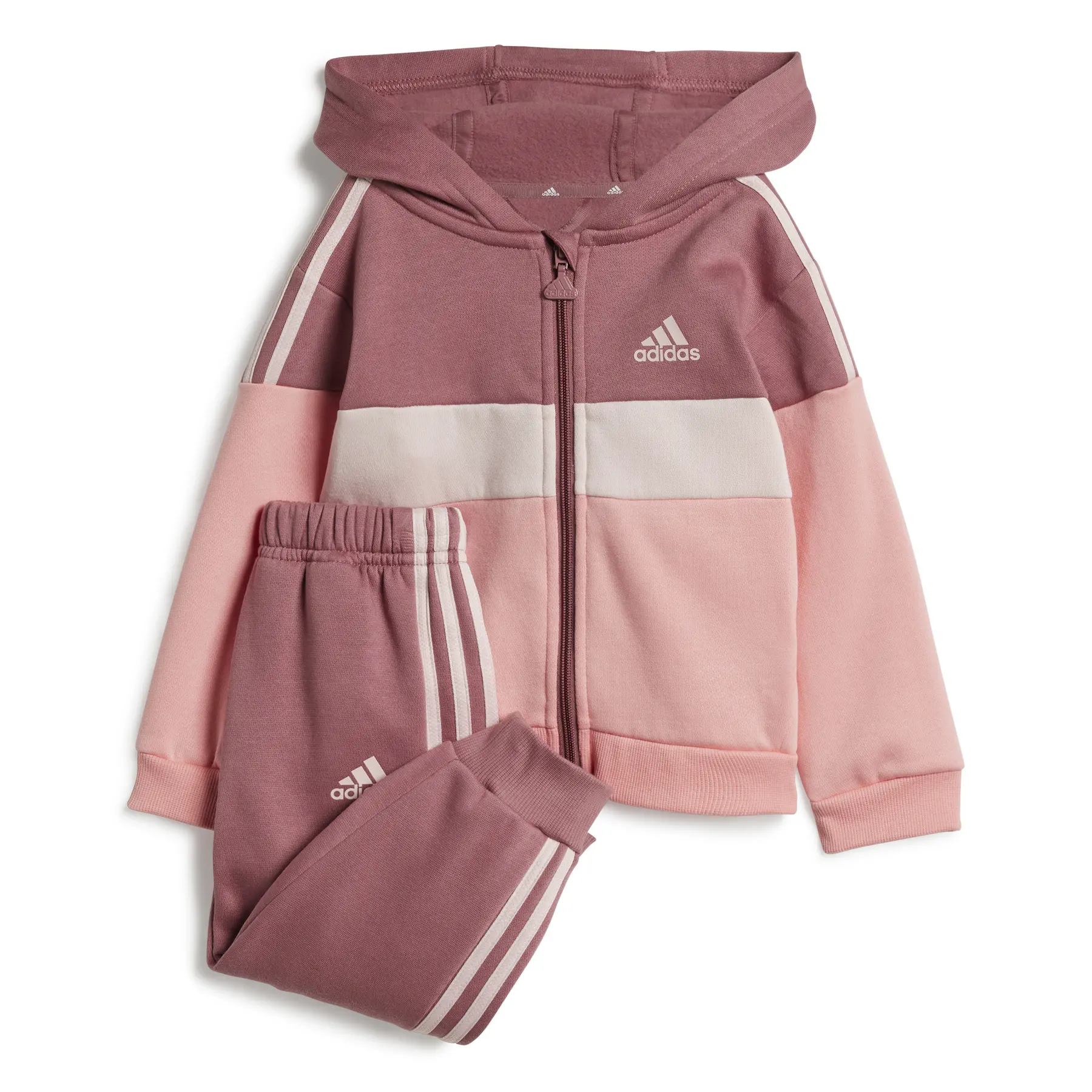 Chándal para bebé adidas Tiberio 3-Stripes Colorblock Fleece