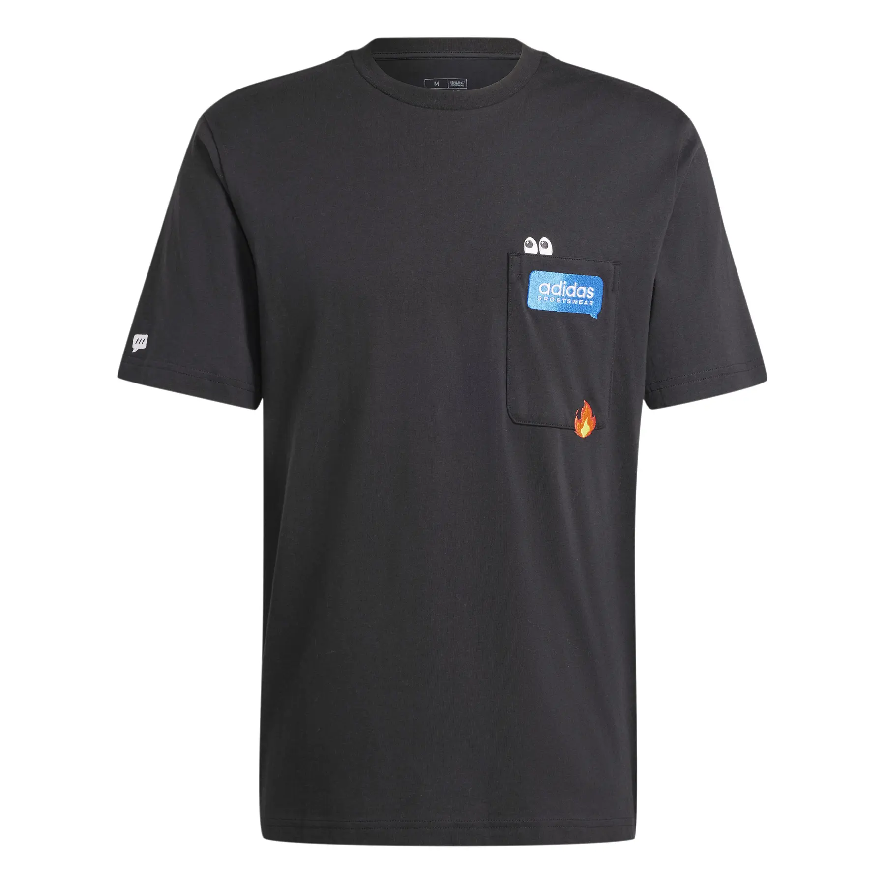 T-shirt grafica con tasca adidas Remoji