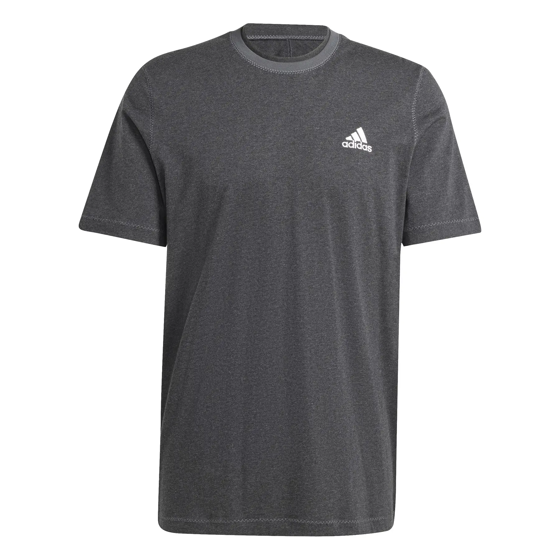 T-Shirt adidas Essentials Melange - Farbe: Schwarz