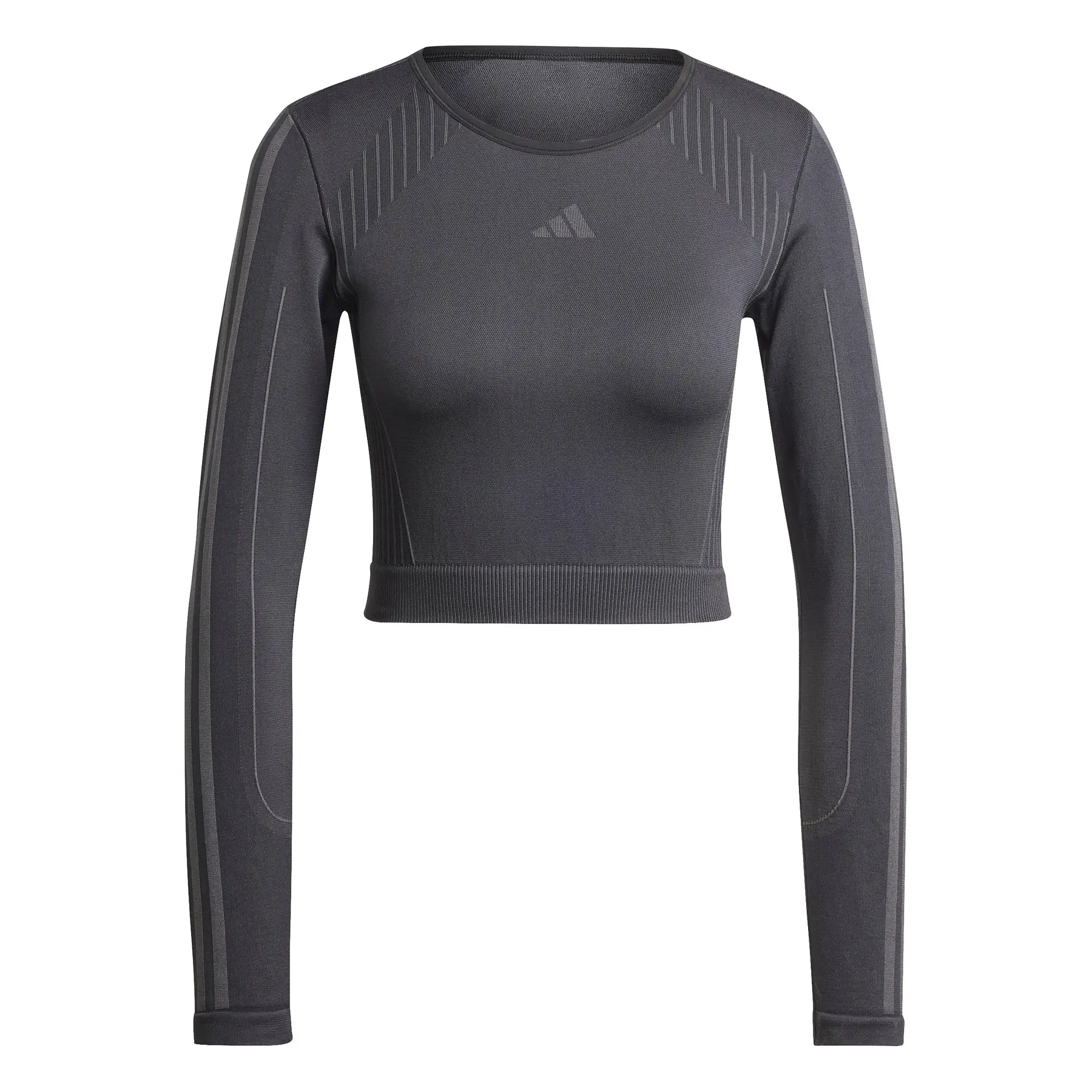 Langarmshirt adidas Knit - Farbe: Schwarz