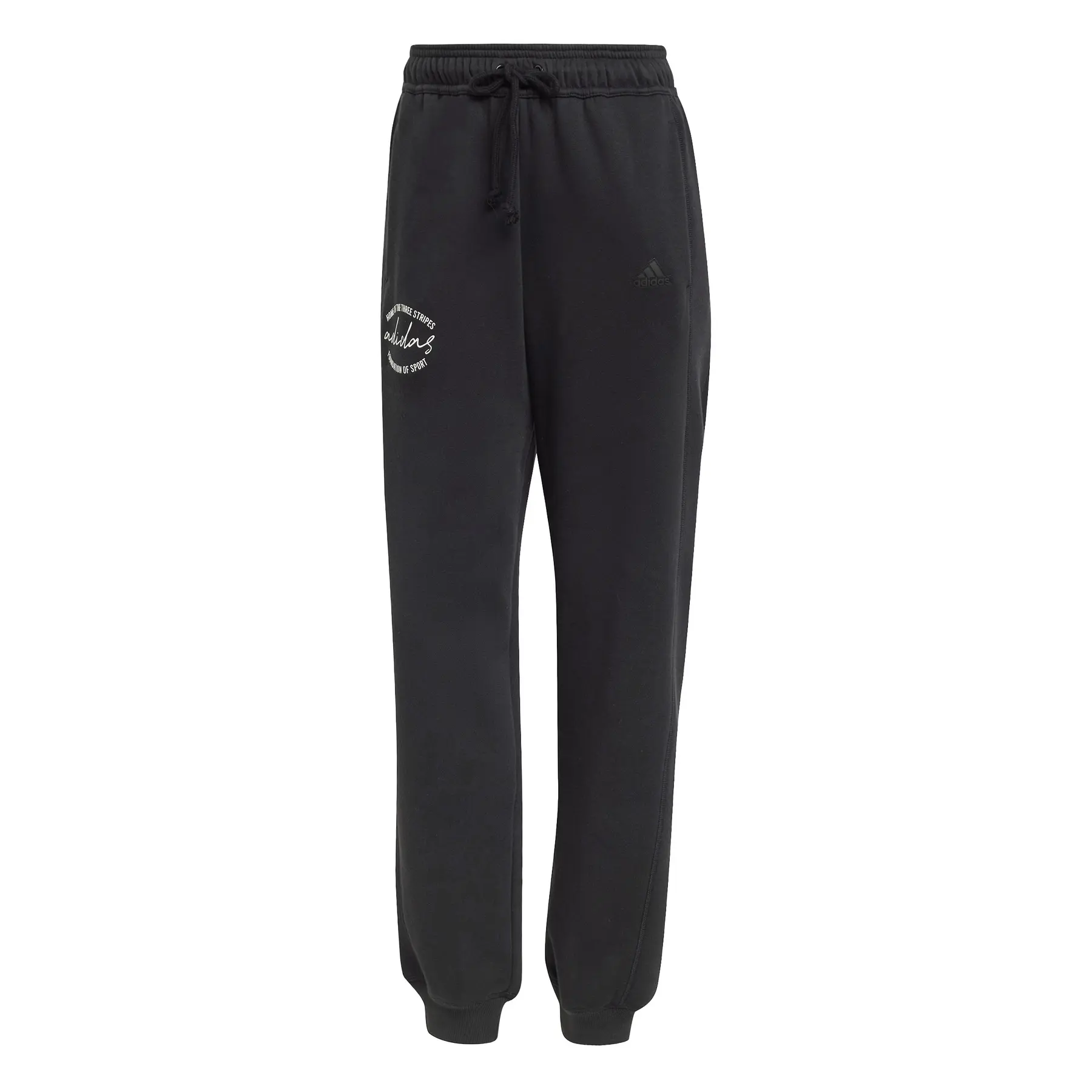 Pantalón de chándal ancho mujer adidas Signature Graphic Print Fleece