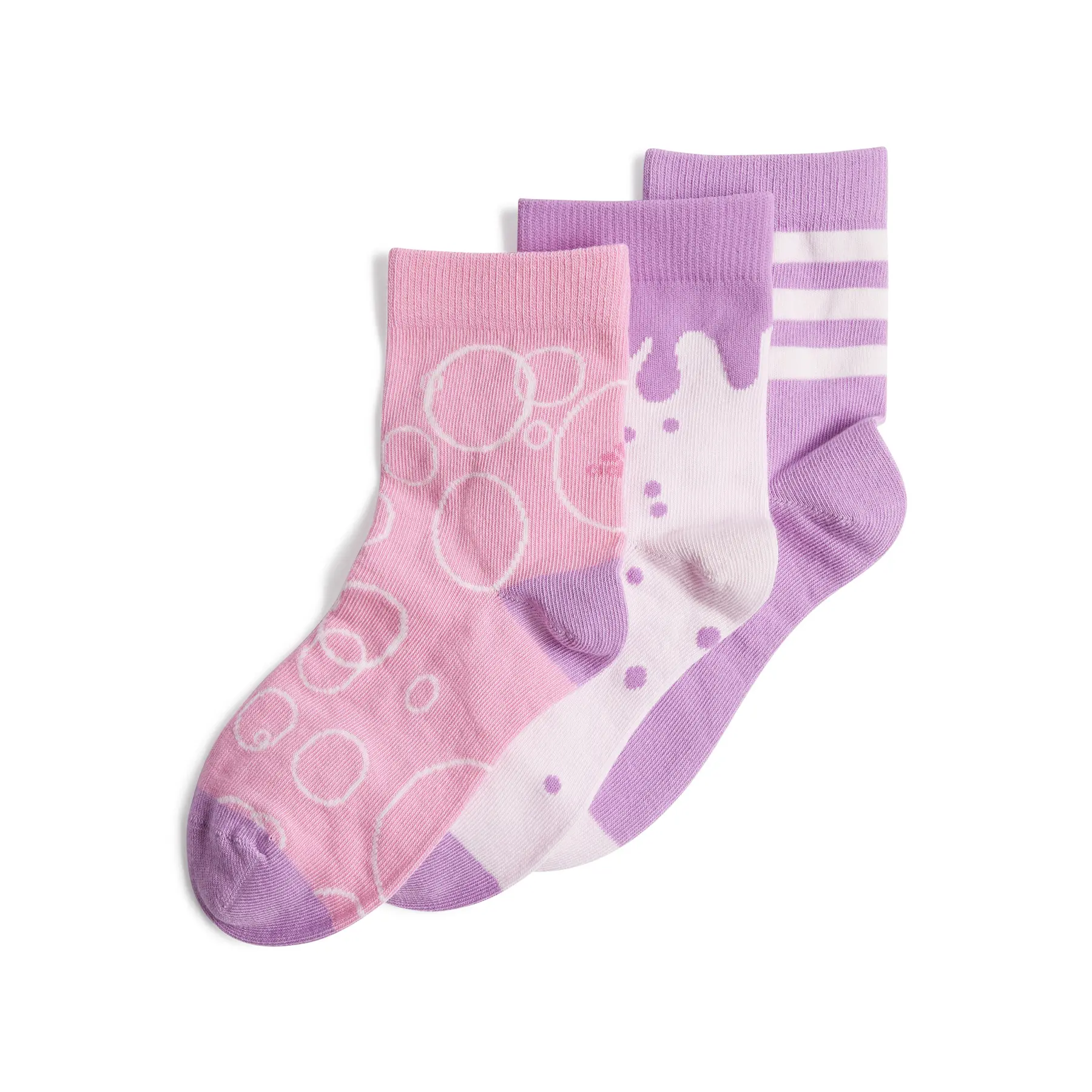 Socken für Kinder adidas IV7083 (x3) - Farbe: Rosa