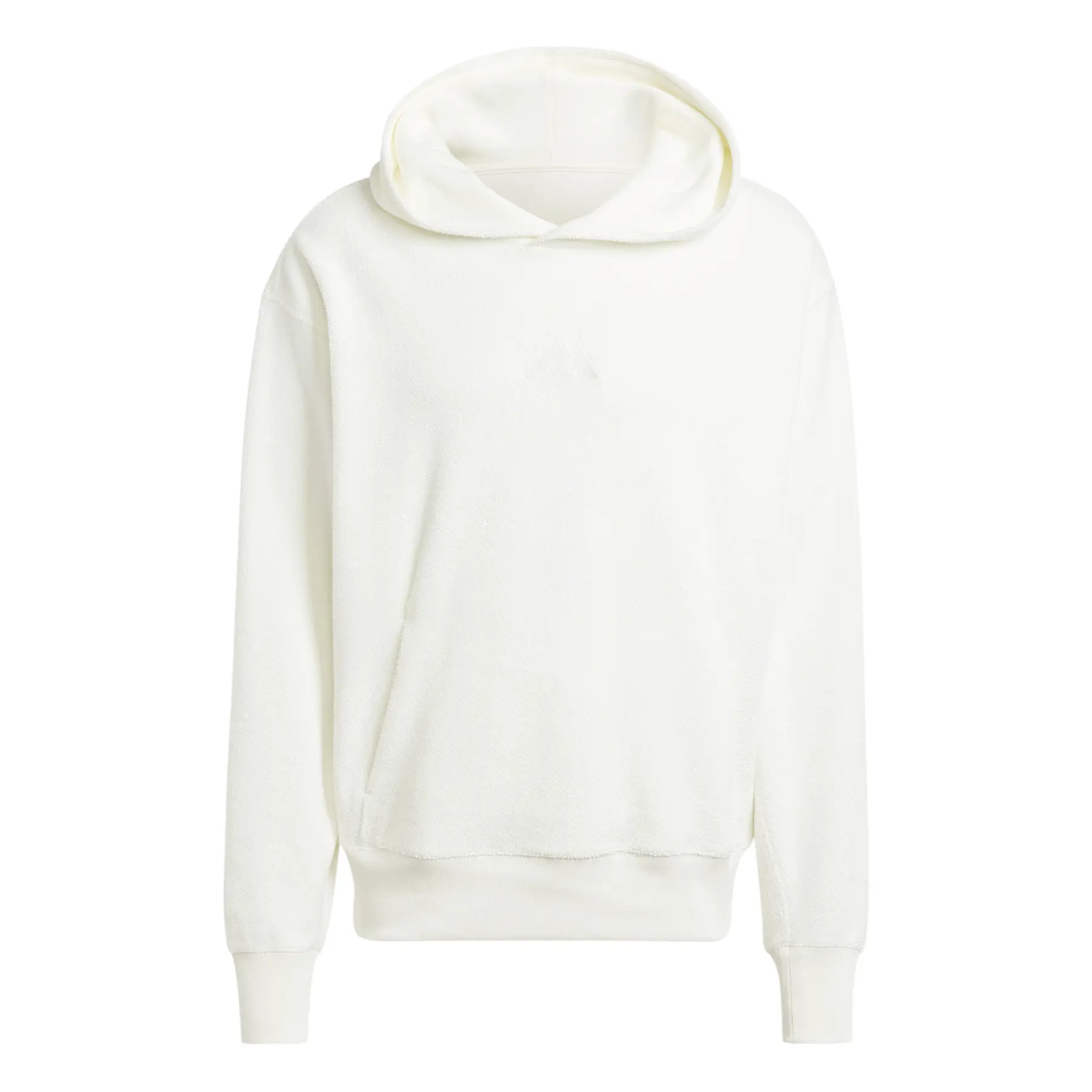 Hoodie adidas Elevated All Szn Terry Loop - Farbe: Weiß
