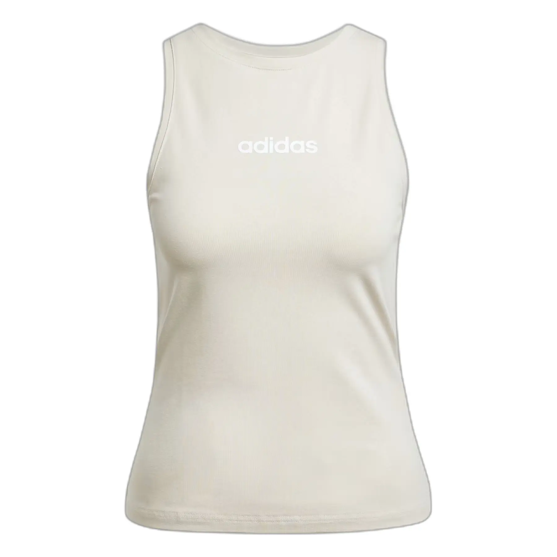 Camiseta sin mangas slim de algodón para mujer adidas Essentials Linear