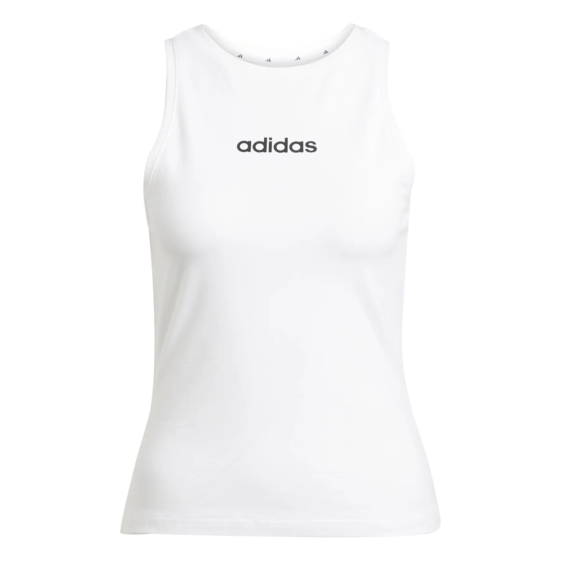 Camiseta sin mangas slim de algodón para mujer adidas Essentials Linear