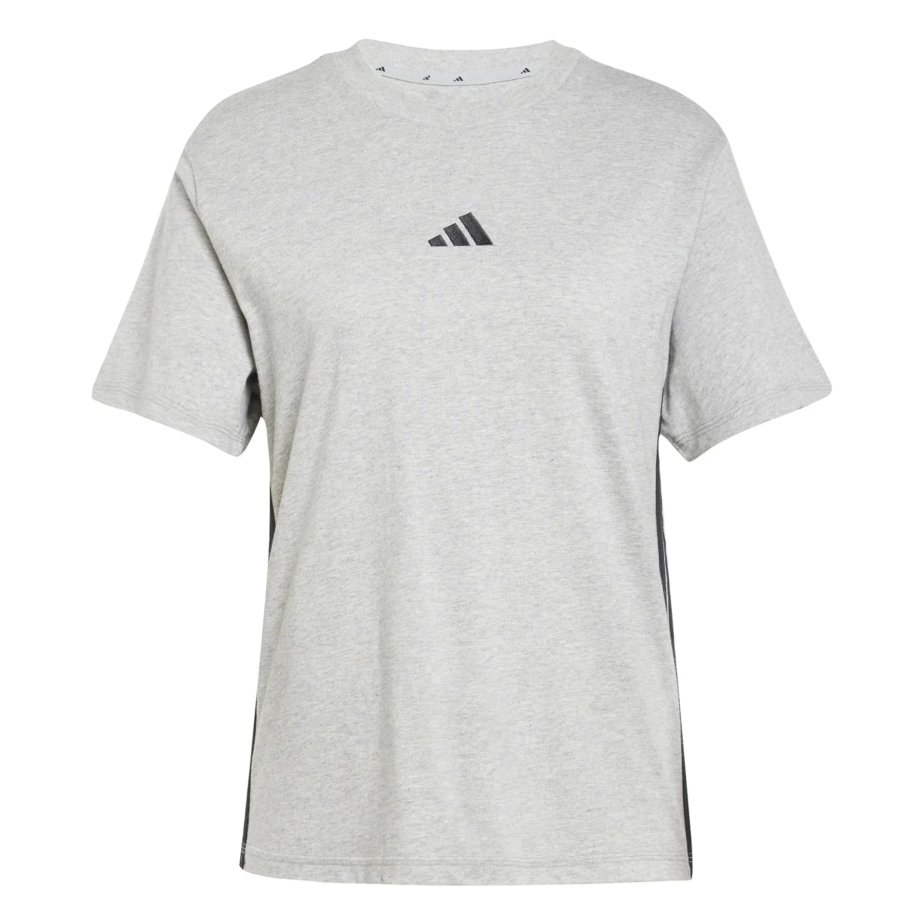 Camiseta de algodón para mujer adidas Essentials 3-Stripes