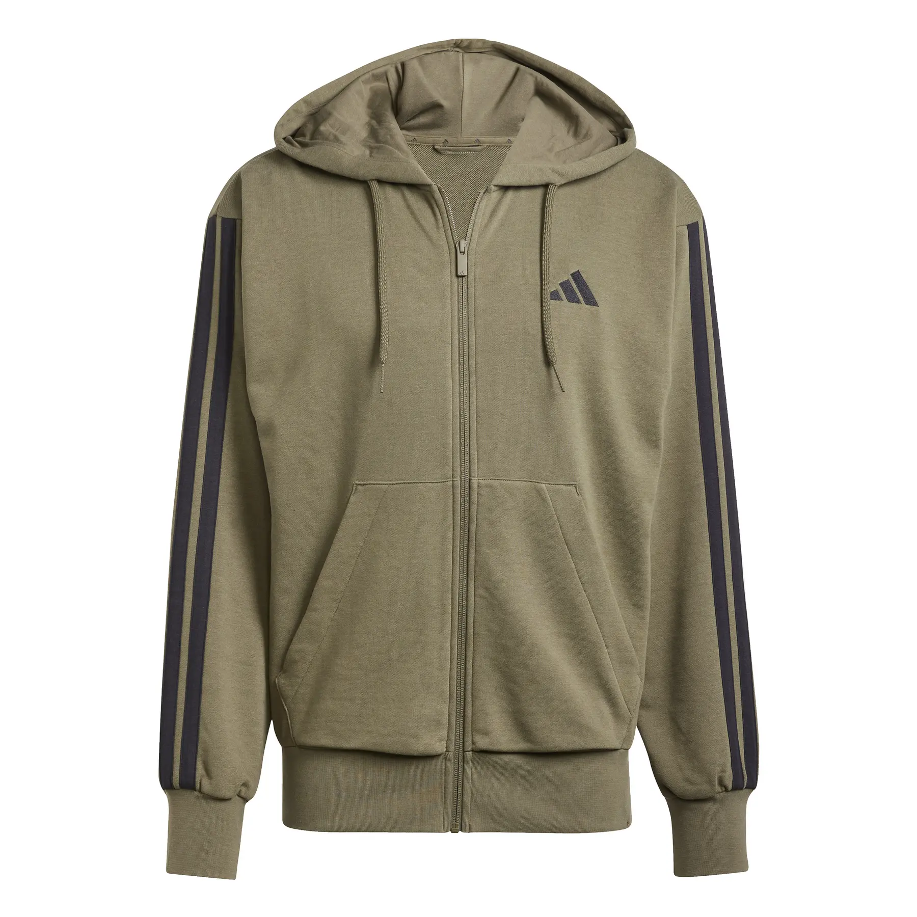 Sudadera con capucha y cremallera adidas Essential 3-Stripes