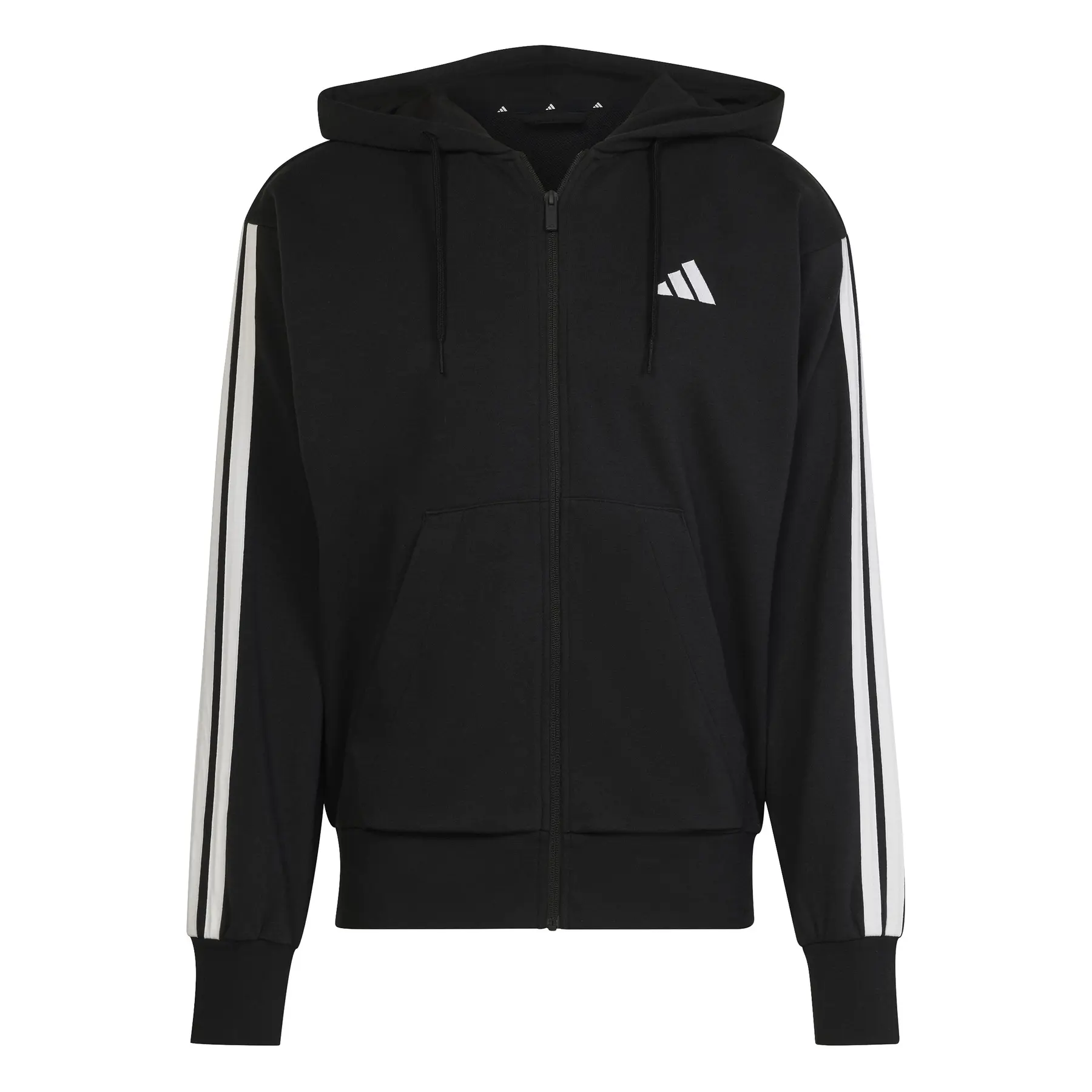 ADIDAS Herren Kapuzensweat Essentials 3-Streifen French Terry
