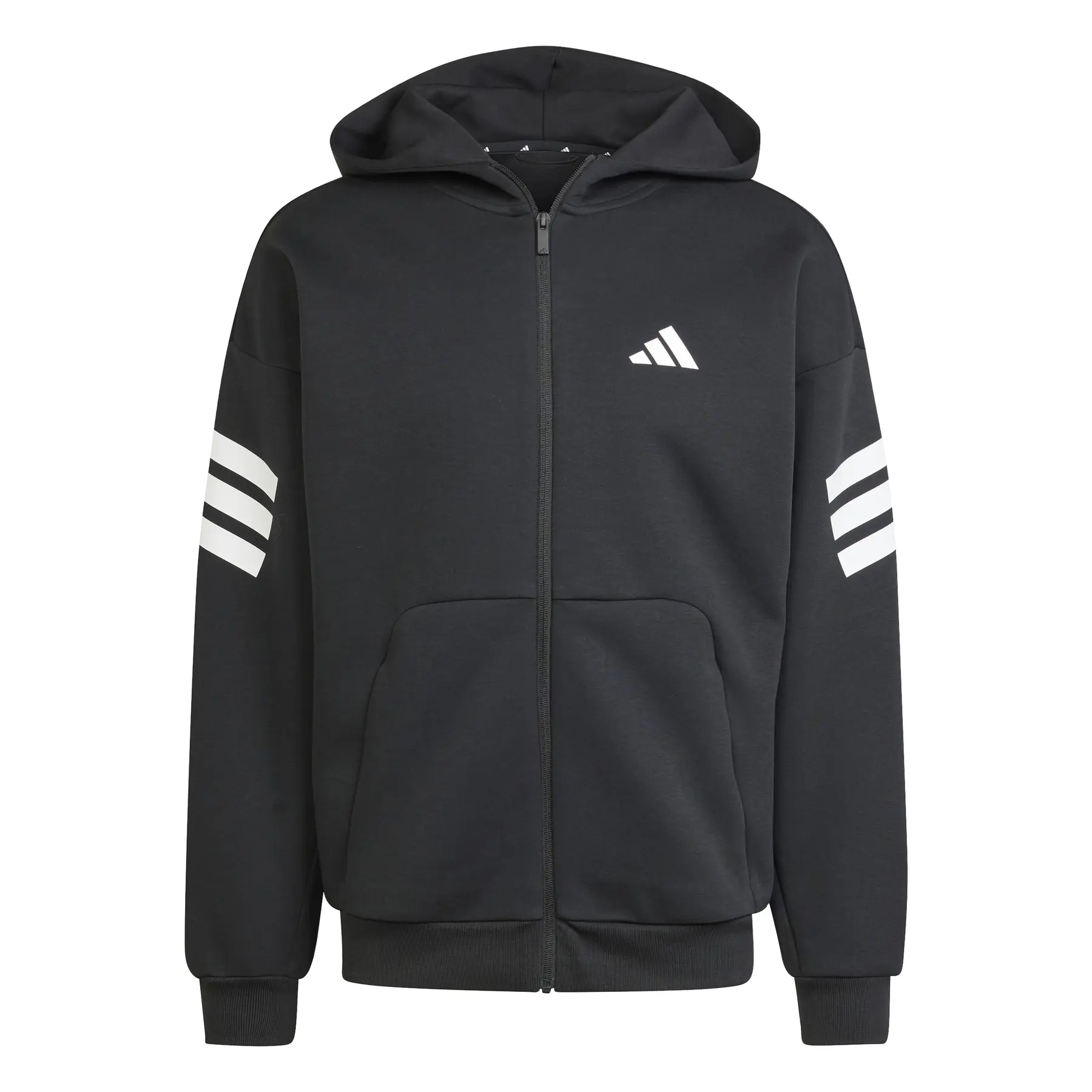 Kapuzenjacke adidas Future Icons 3-Stripes - Farbe: Schwarz
