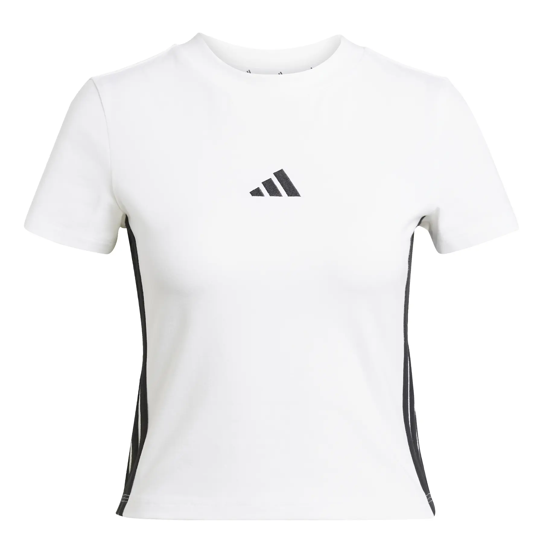 T-shirt da donna slim-fit adidas Essentials 3-Stripes Baby