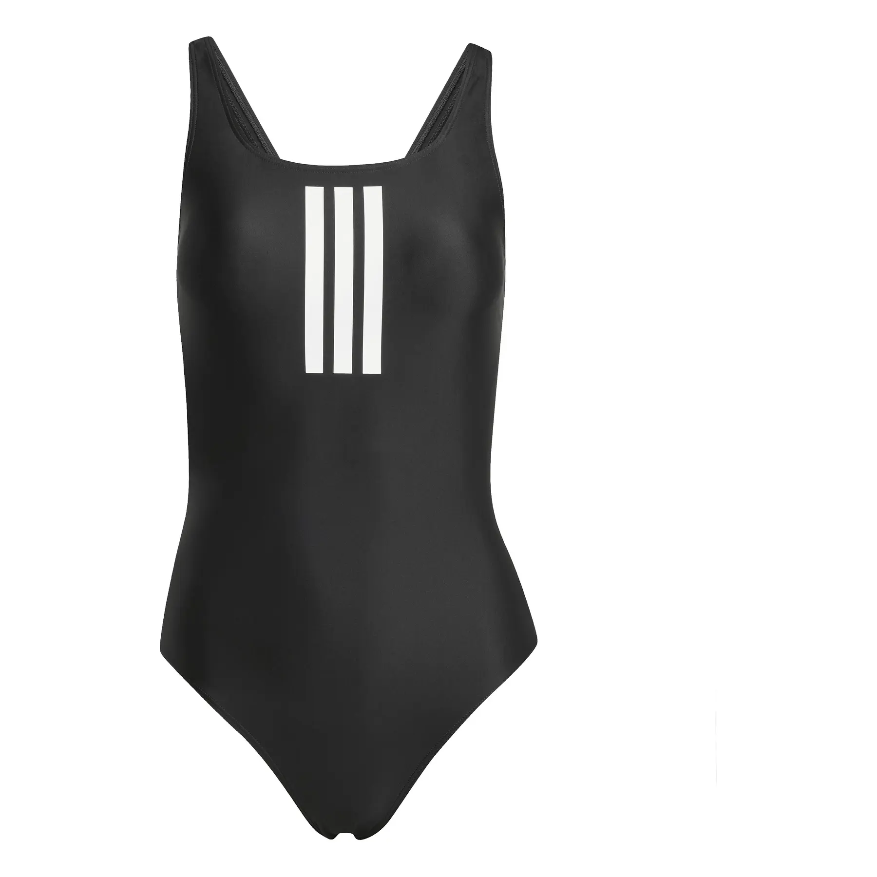 adidas - 3-Streifen V-Back Badeanzug Damen schwarz