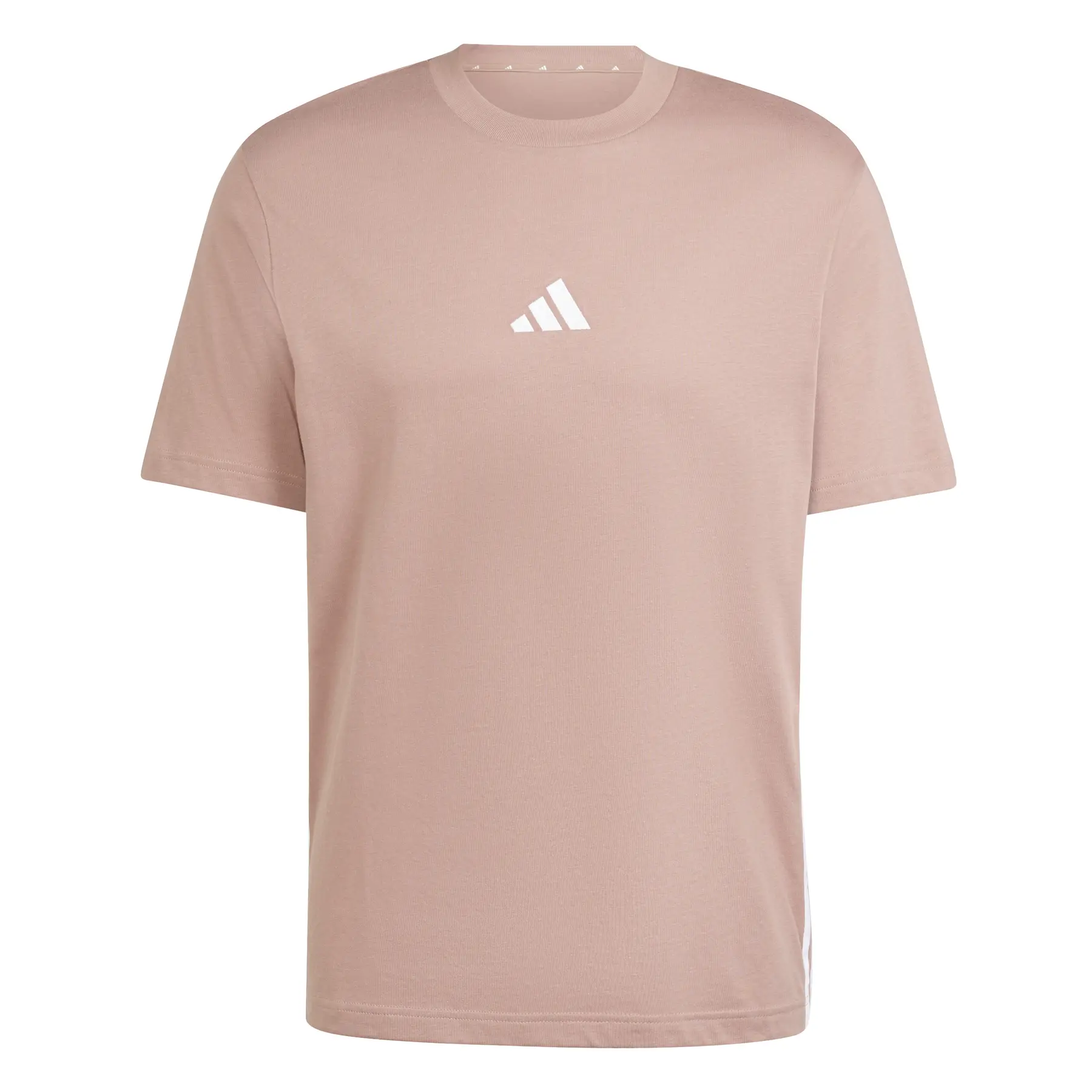 T-shirt van eenvoudige jersey adidas Essentials 3-Stripes