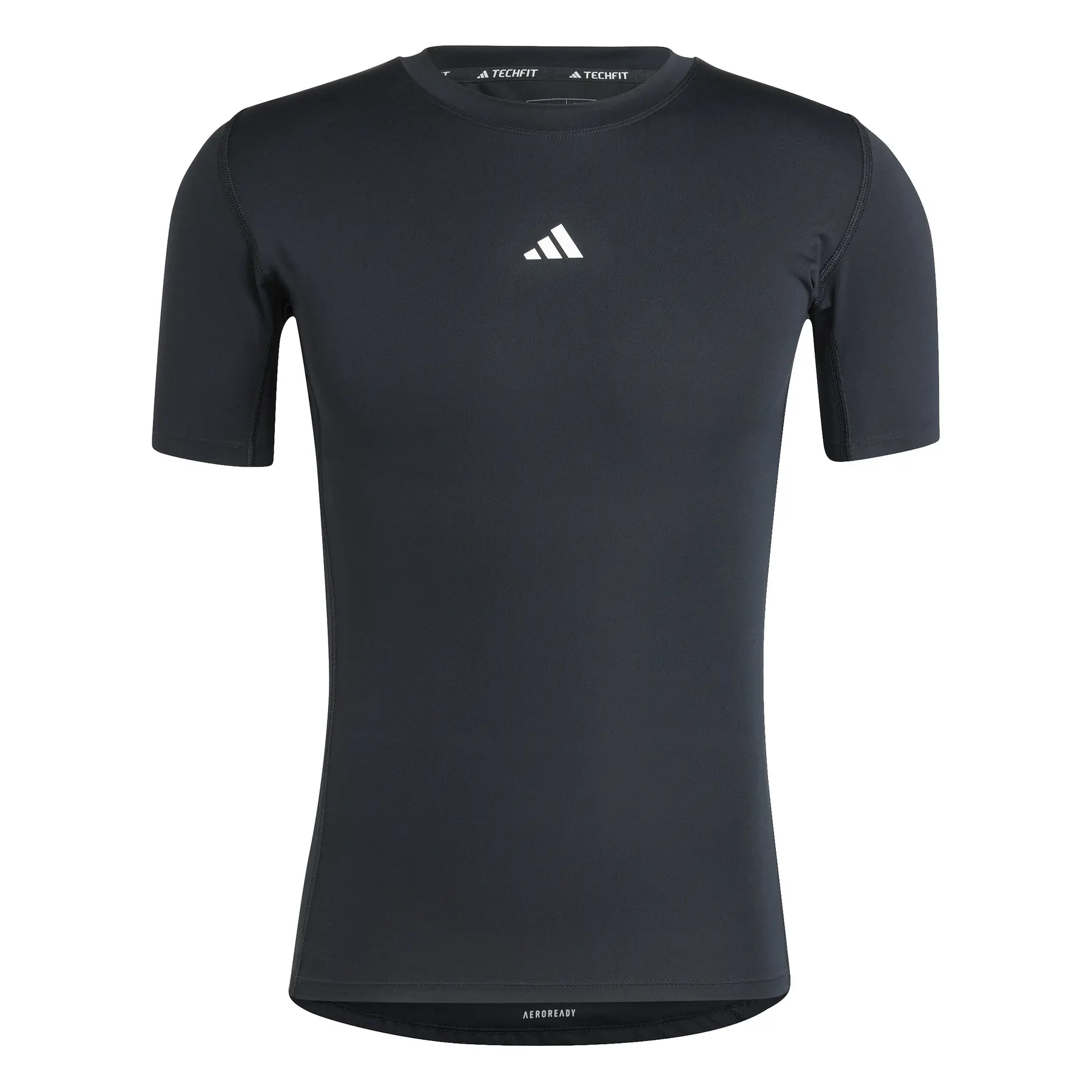 Kompressionsshirt adidas Techfit - Farbe: Schwarz