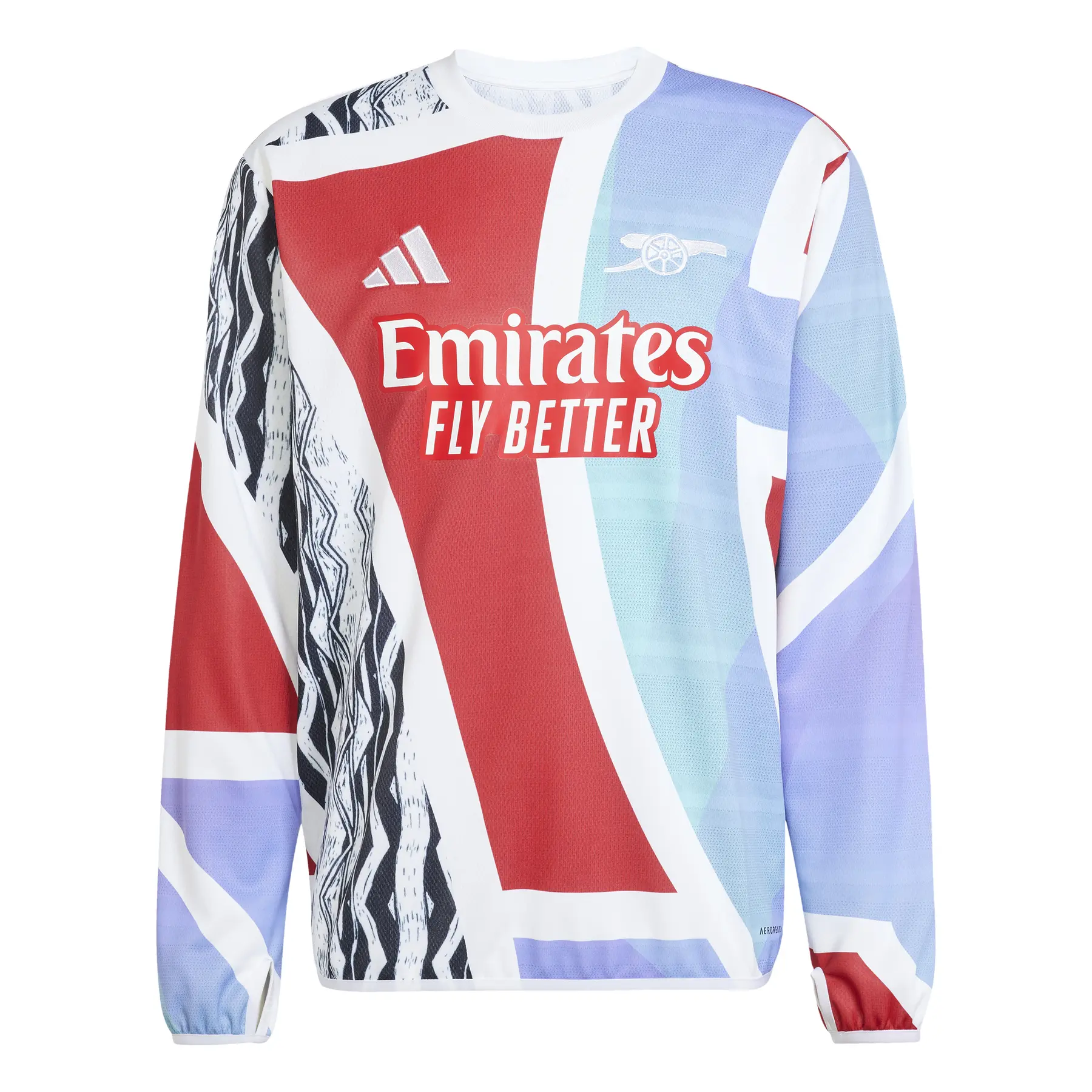 Langarm-Prematch-Trikot Arsenal 2024/25