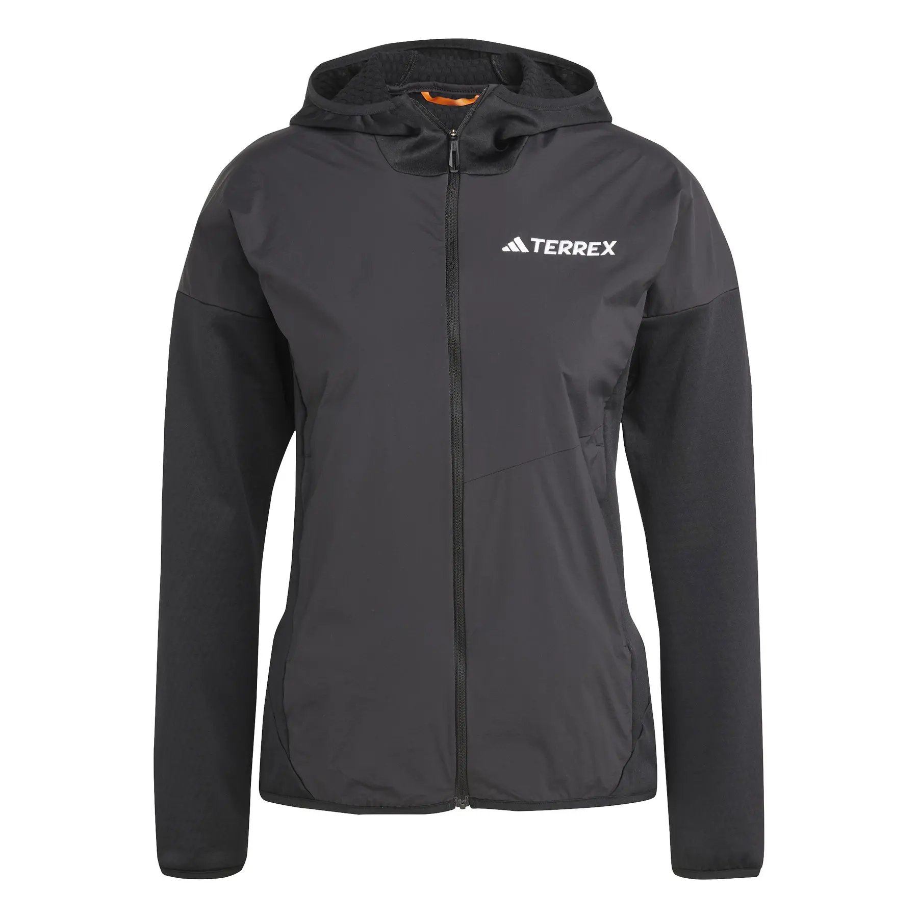 Chaqueta de senderismo con capucha para mujer adidas Terrex Xperior Climawarm+ Wind Light