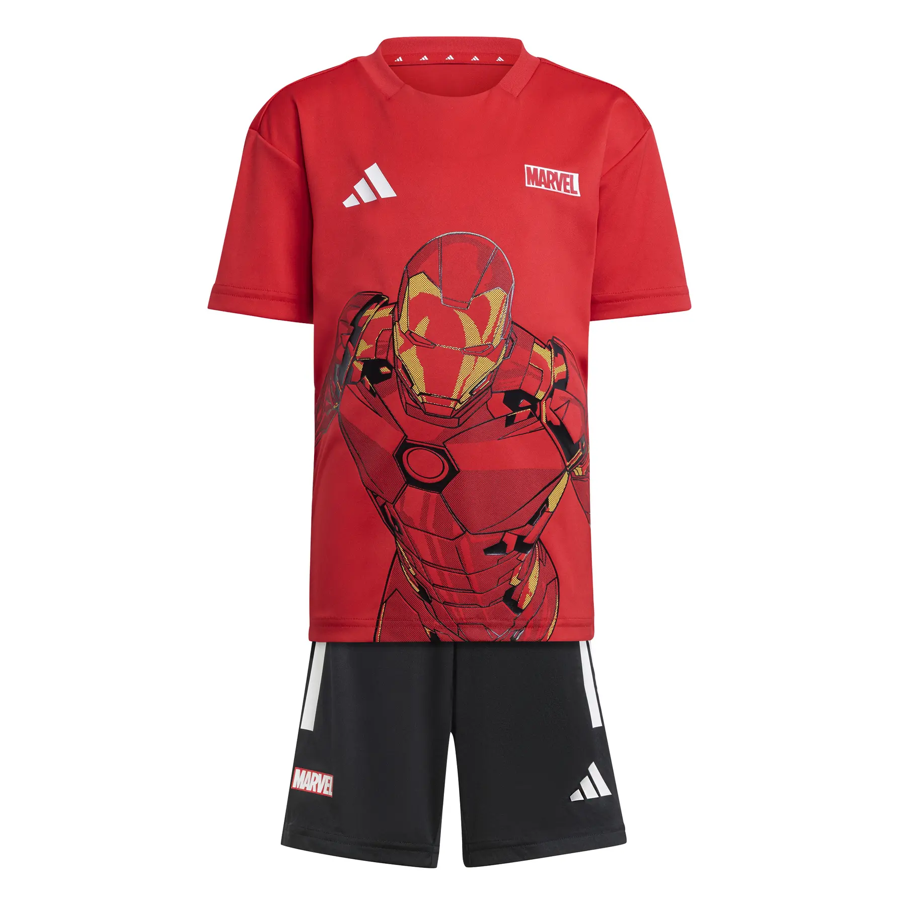 Set di T-shirt e Short per bambini adidas Marvel Iron-Man