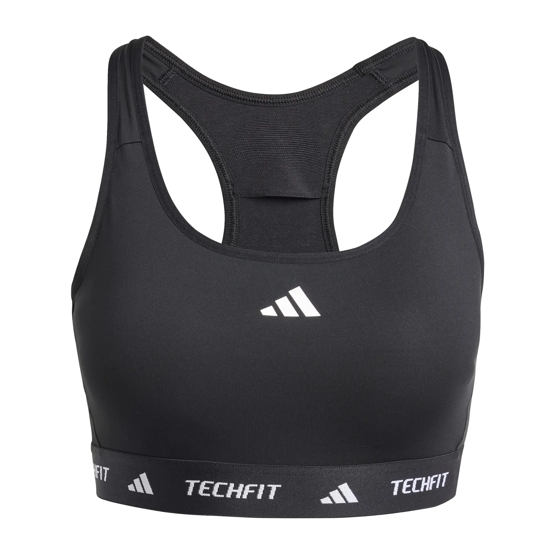 Damen-Sport-BH adidas Techfit - Farbe: Schwarz