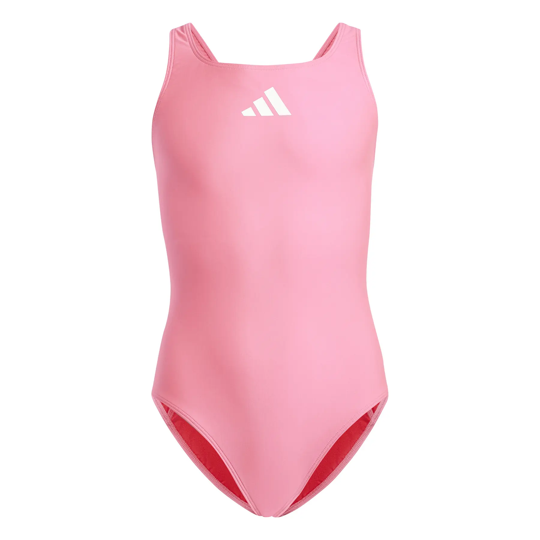 Badeanzug für Mädchen, einteilige Rückenpartie adidas