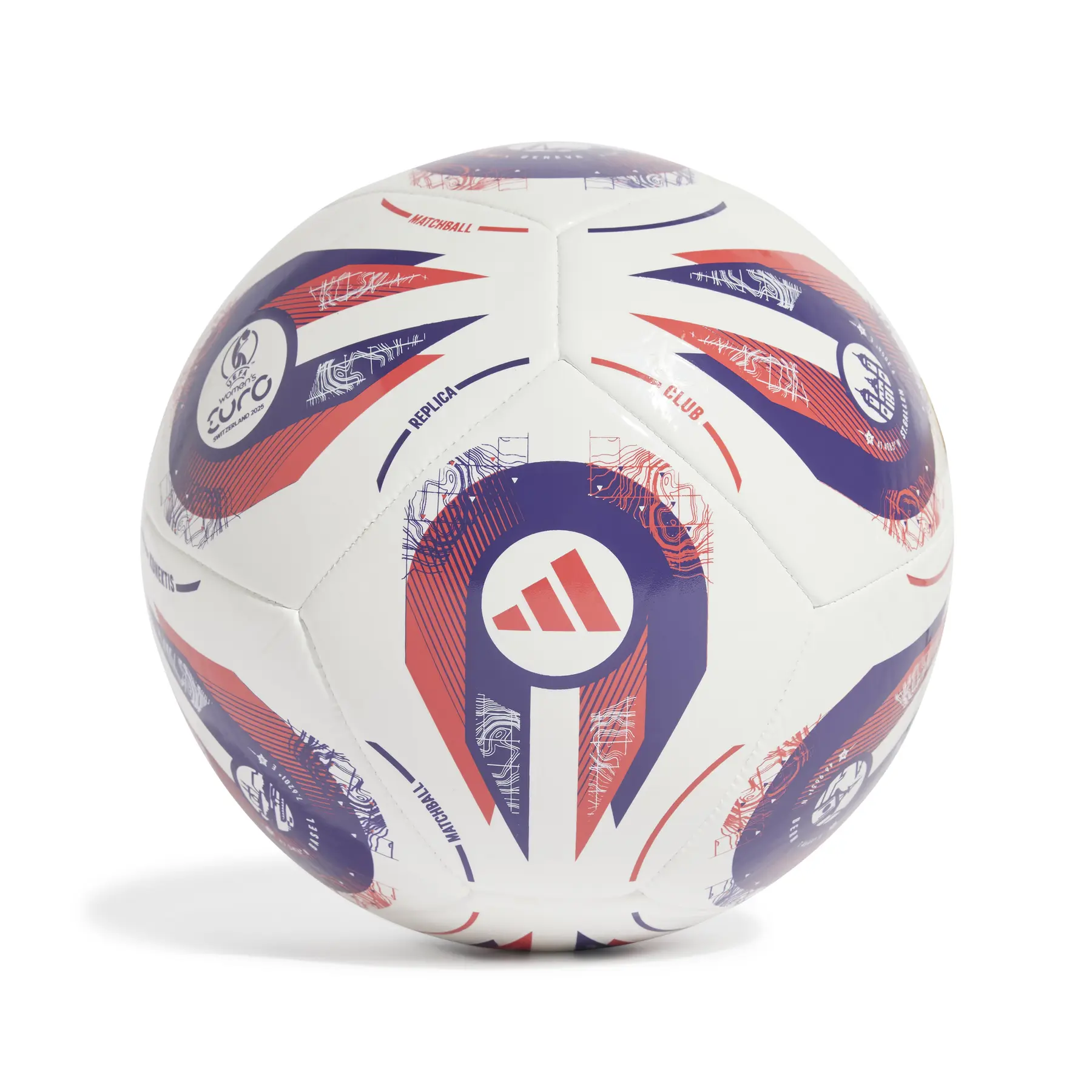 Fußball adidas Women Euro 2025 Club - Farbe: Weiß