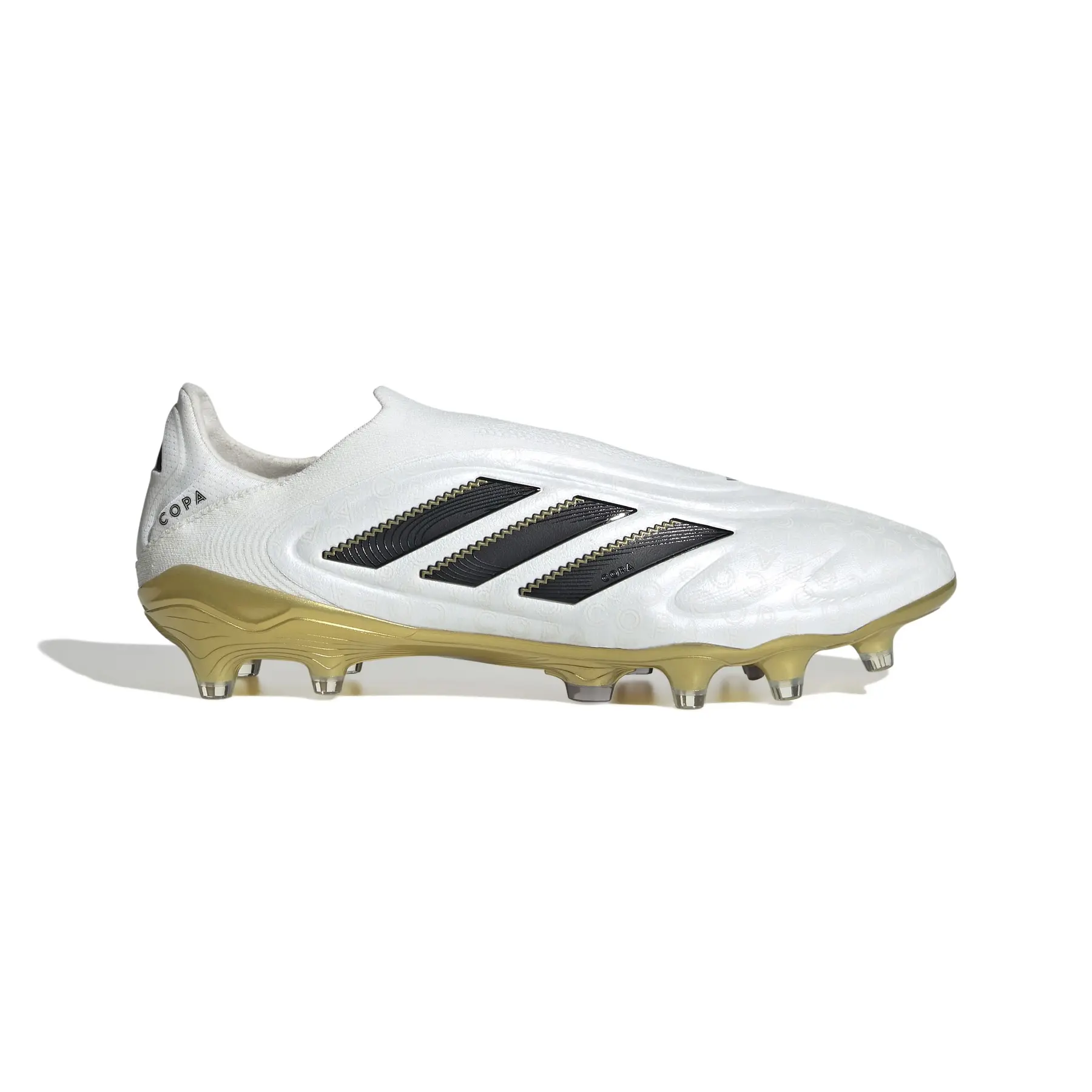 Fußballschuhe ohne Schnürsenkel adidas Copa Pure III Elite FG - Farbe: Weiß