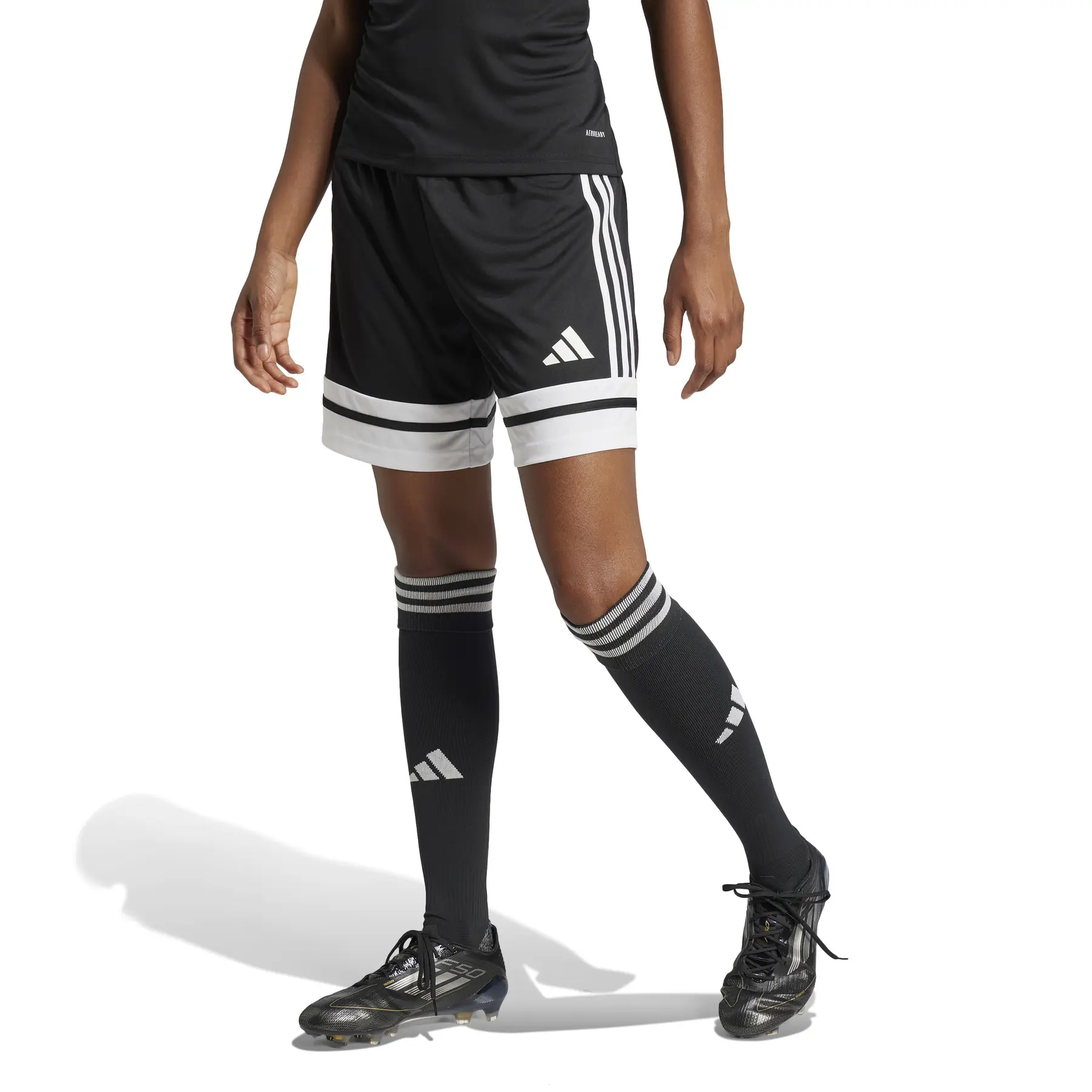 Shorts für Damen adidas Squadra25 - Farbe: Schwarz